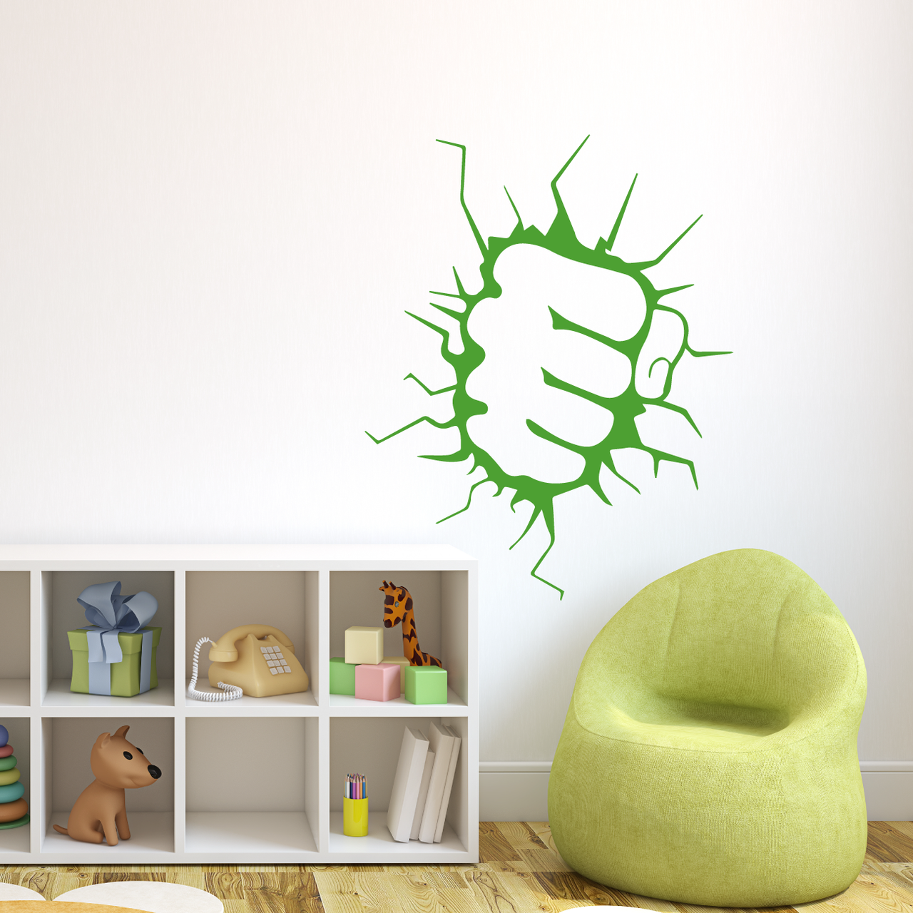 Incredible Hulk Fist Wall Decal