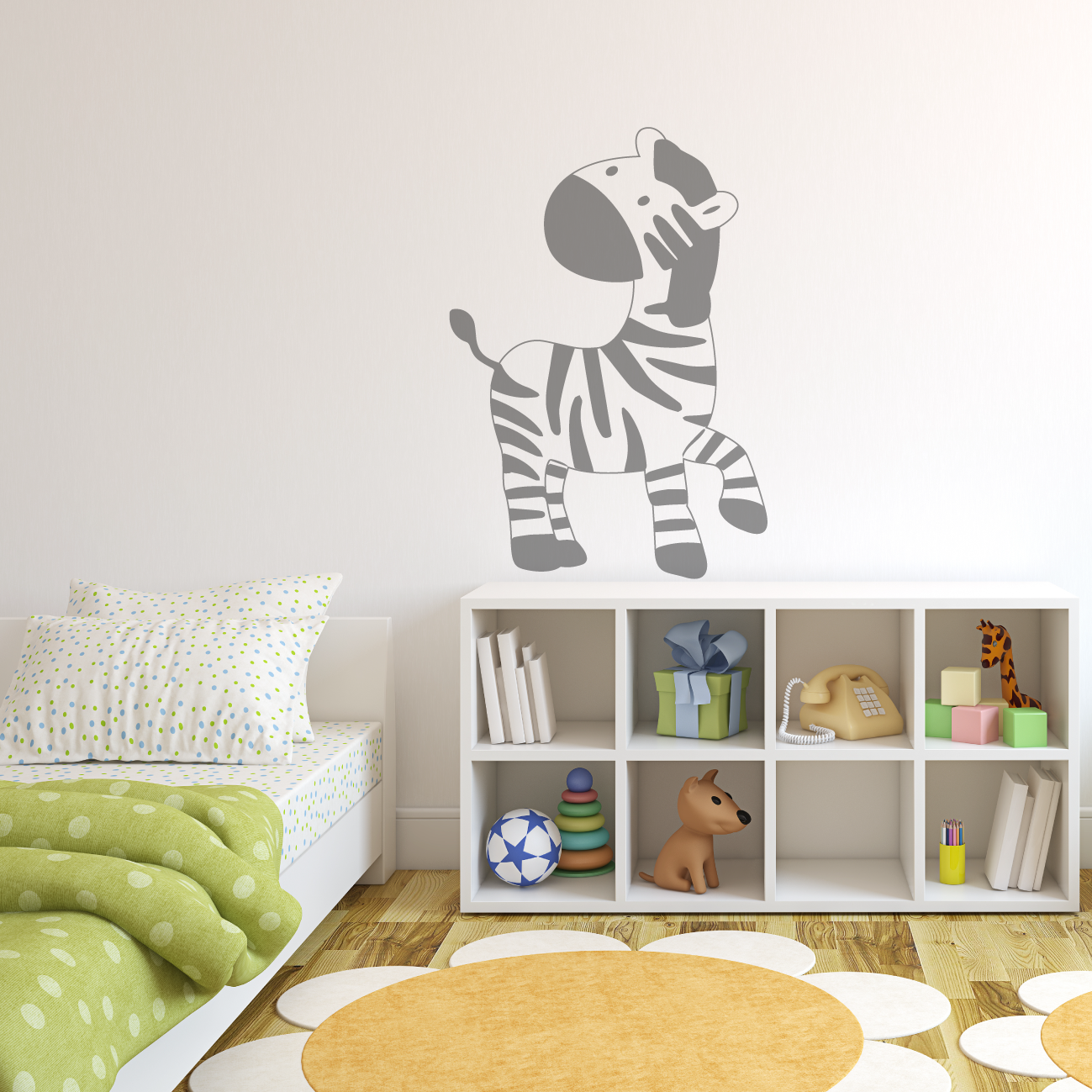 Zebra Wall Vinyl Decal Sticker - LondonDecal