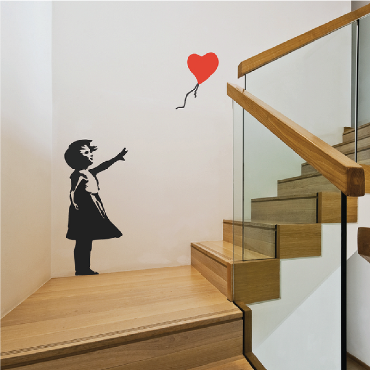 Banksy Balloon Girl Wall Decal