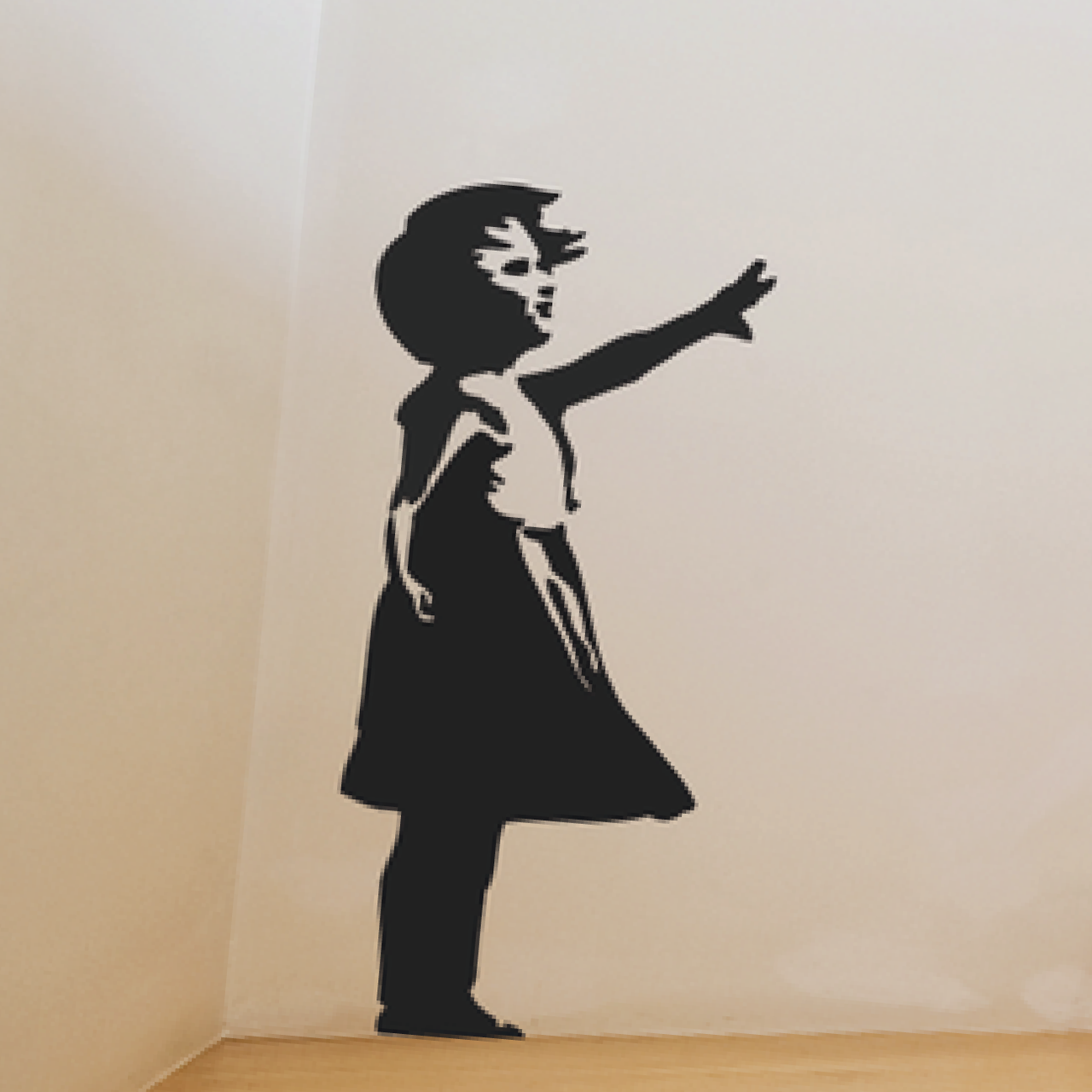 Banksy Balloon Girl Wall Decal