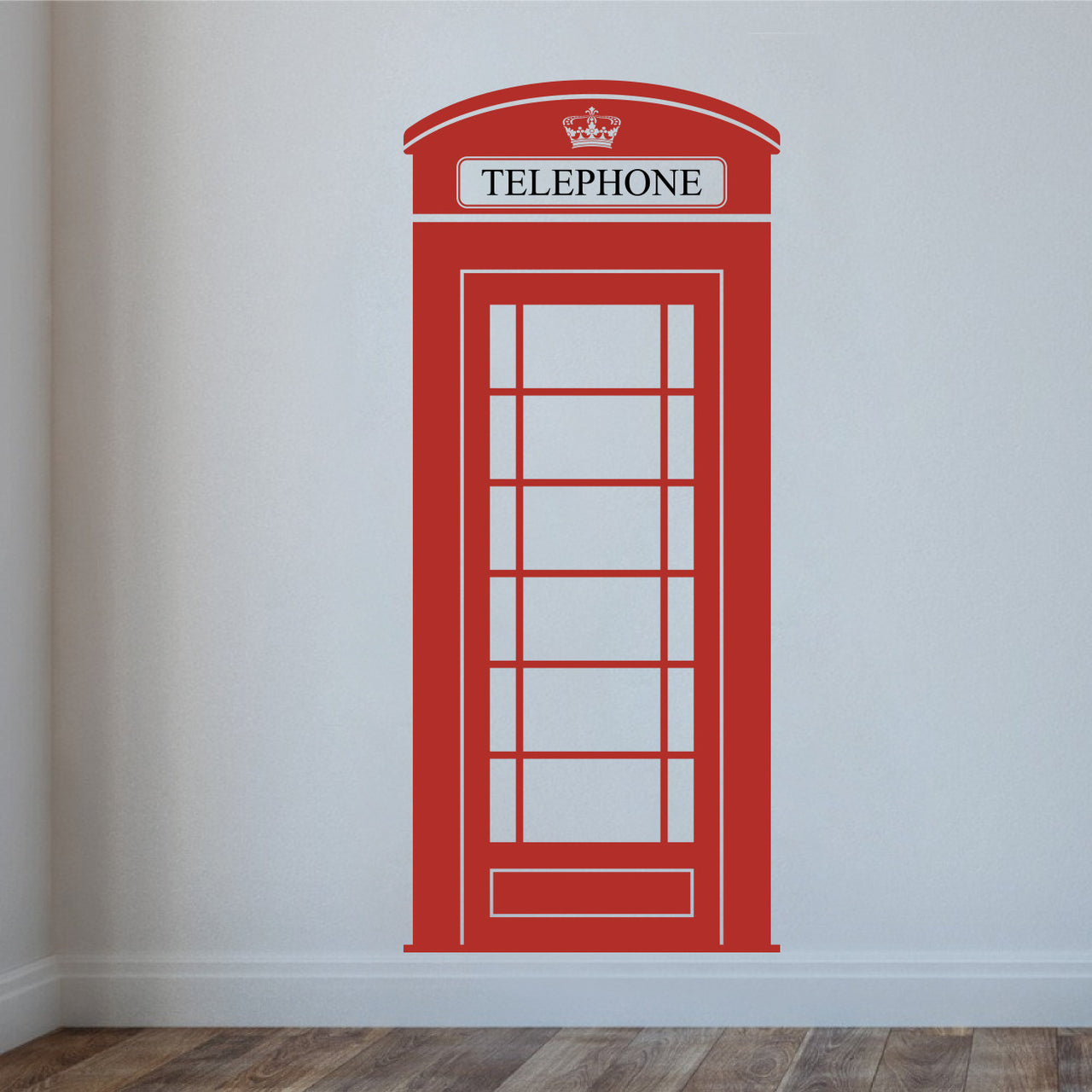 London Phone Box Wall Decal