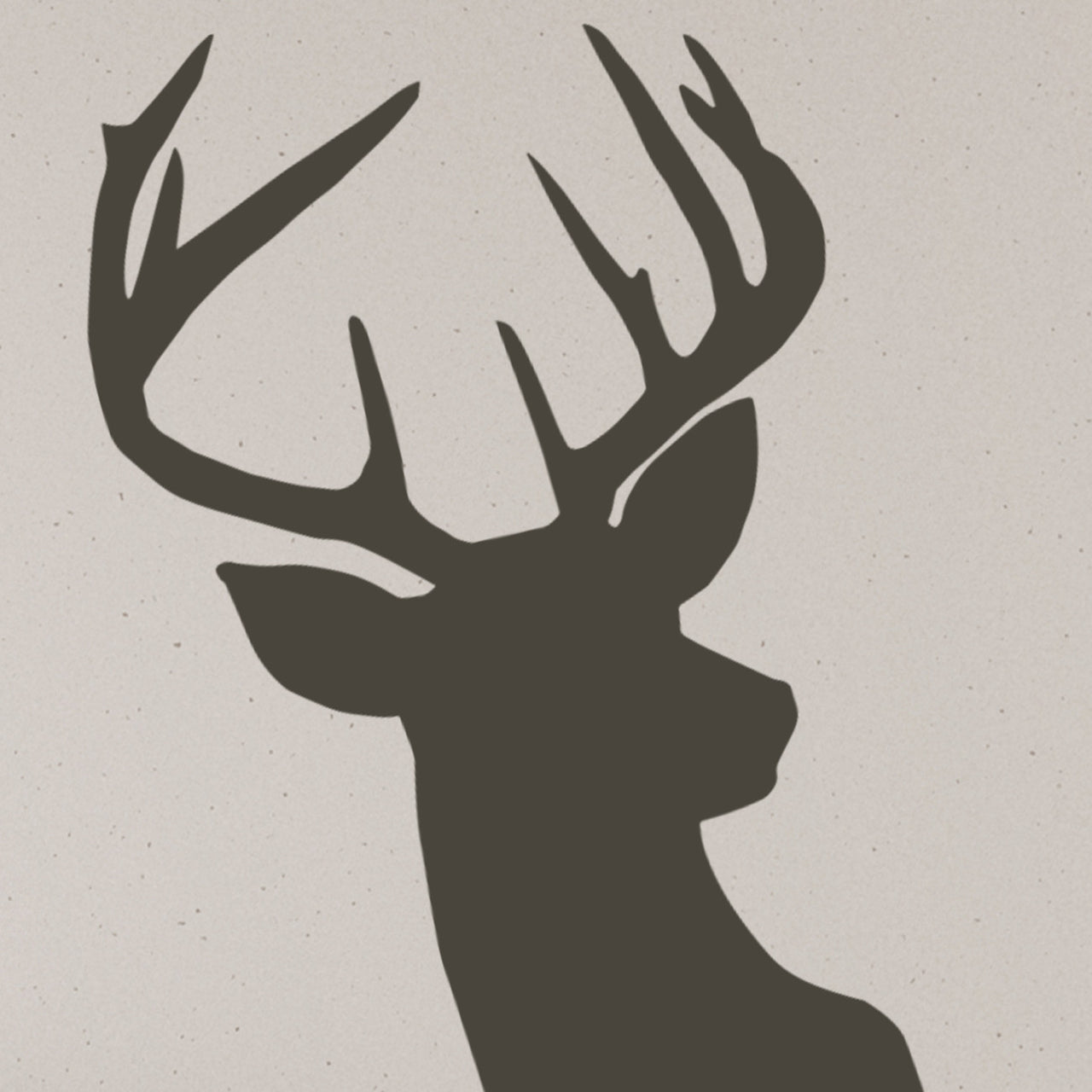 Stag Head Wall Decal