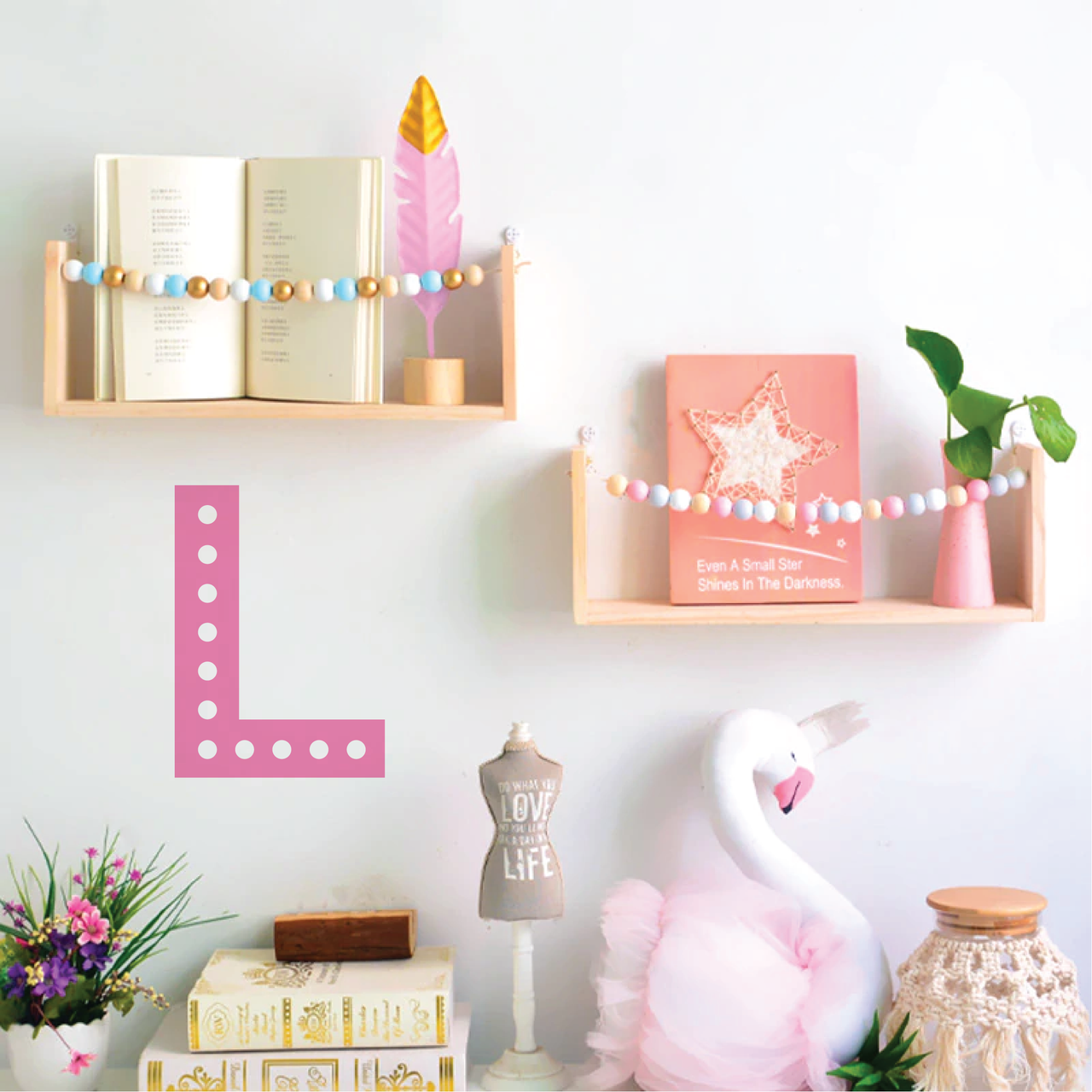 Cinema Initial Letter Wall Decal