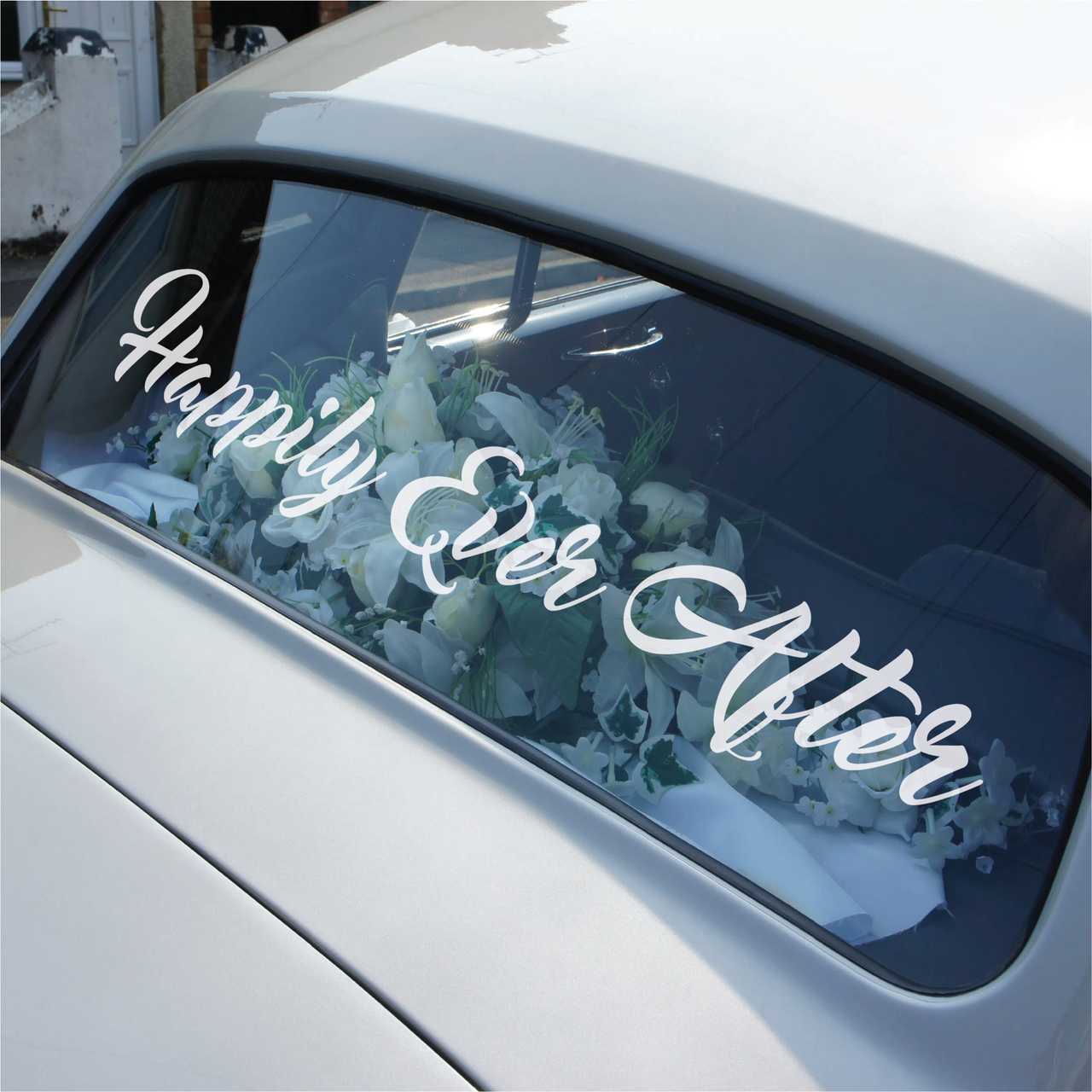 Happily Ever After Wedding Car Decal