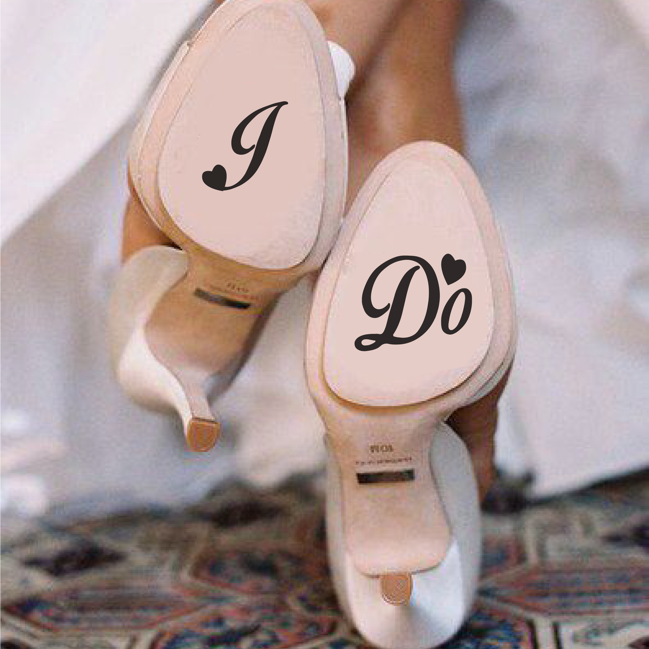 I Do - Wedding Shoe Decals