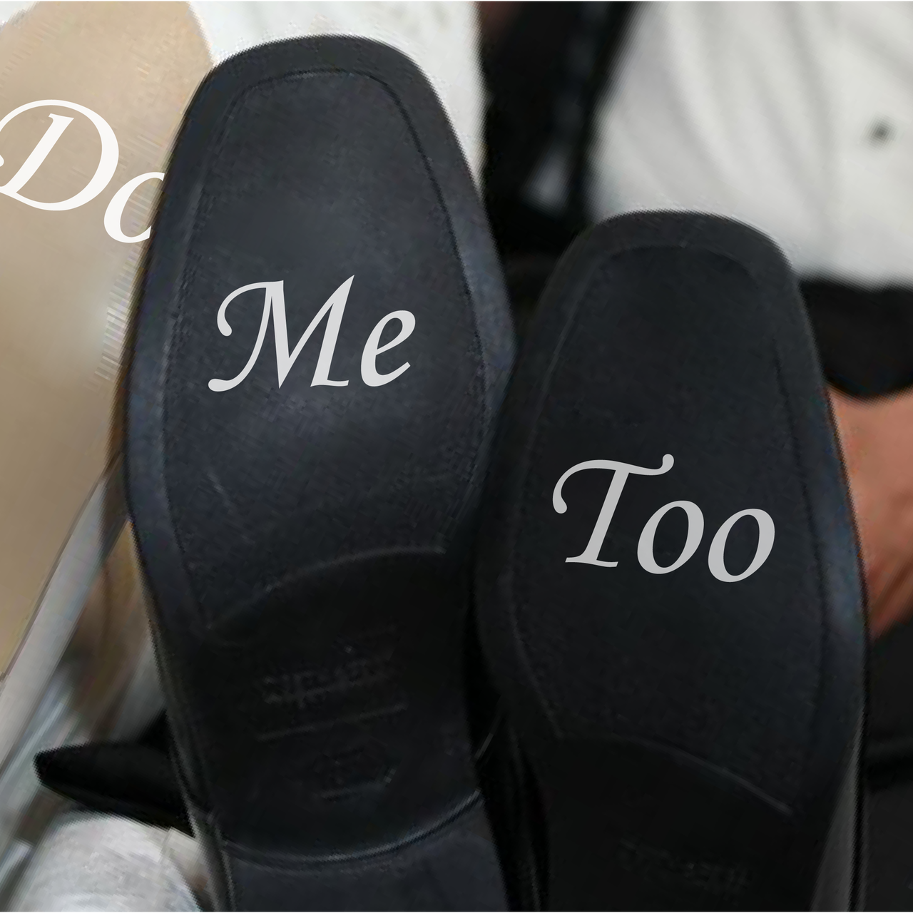I Do Me Too - Wedding Shoe Decals (Type 1)