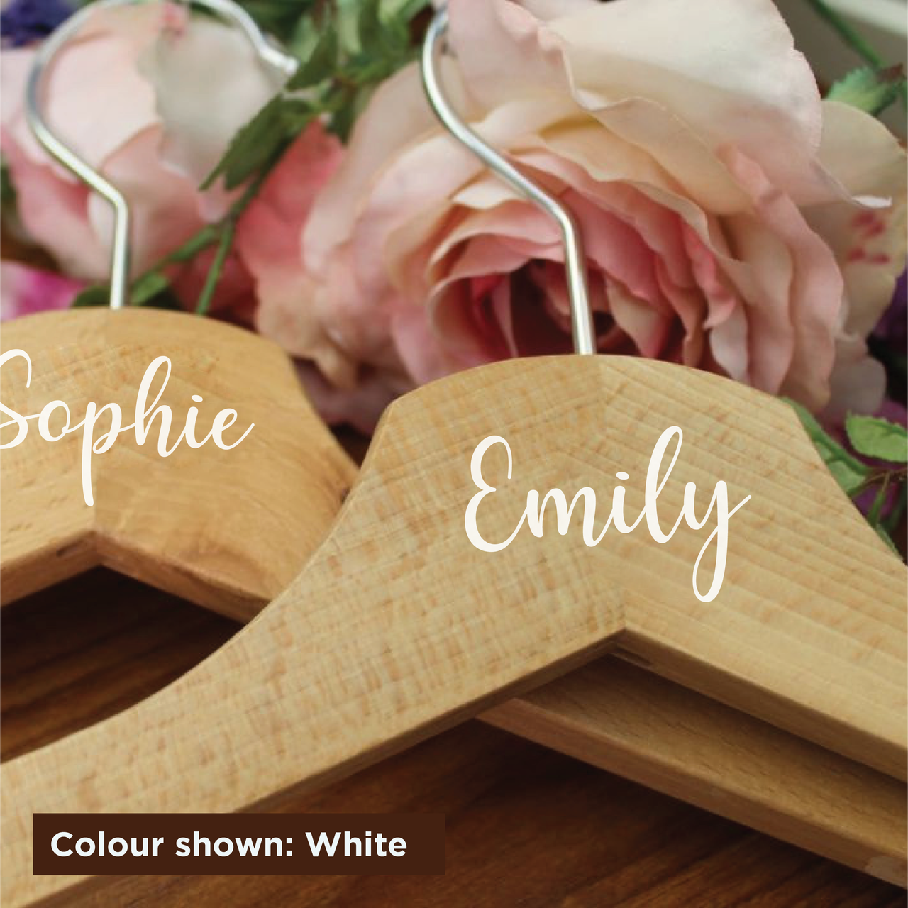 Personalised Wedding Hanger Name Decal