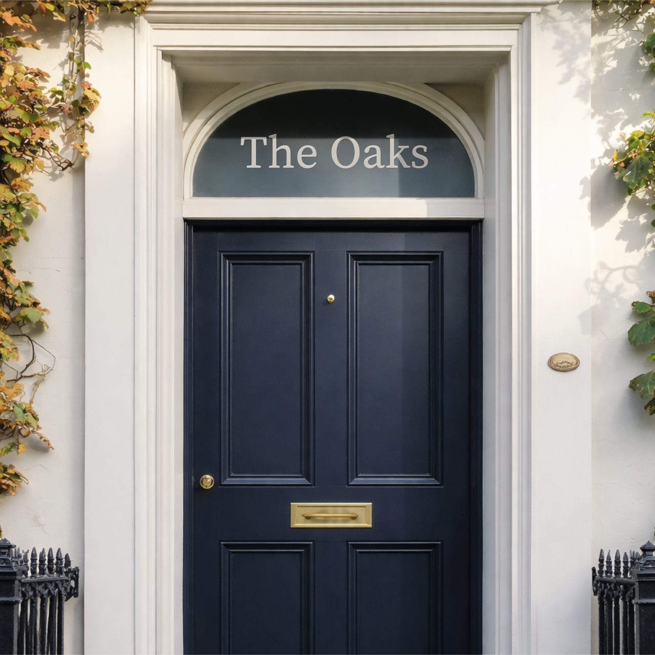 House Name Door Decal