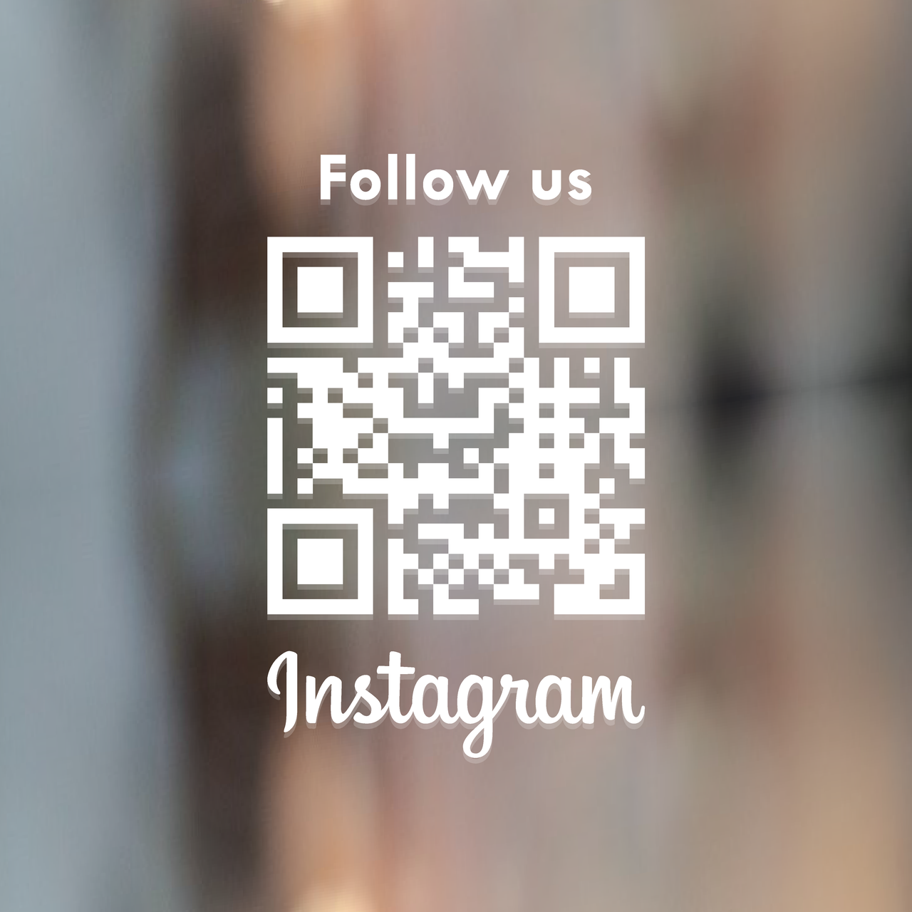 Instagram QR Code Decal Sticker