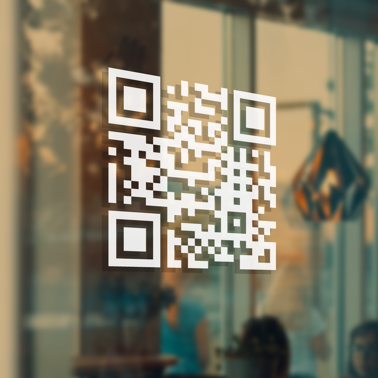 QR Code Decal Sticker