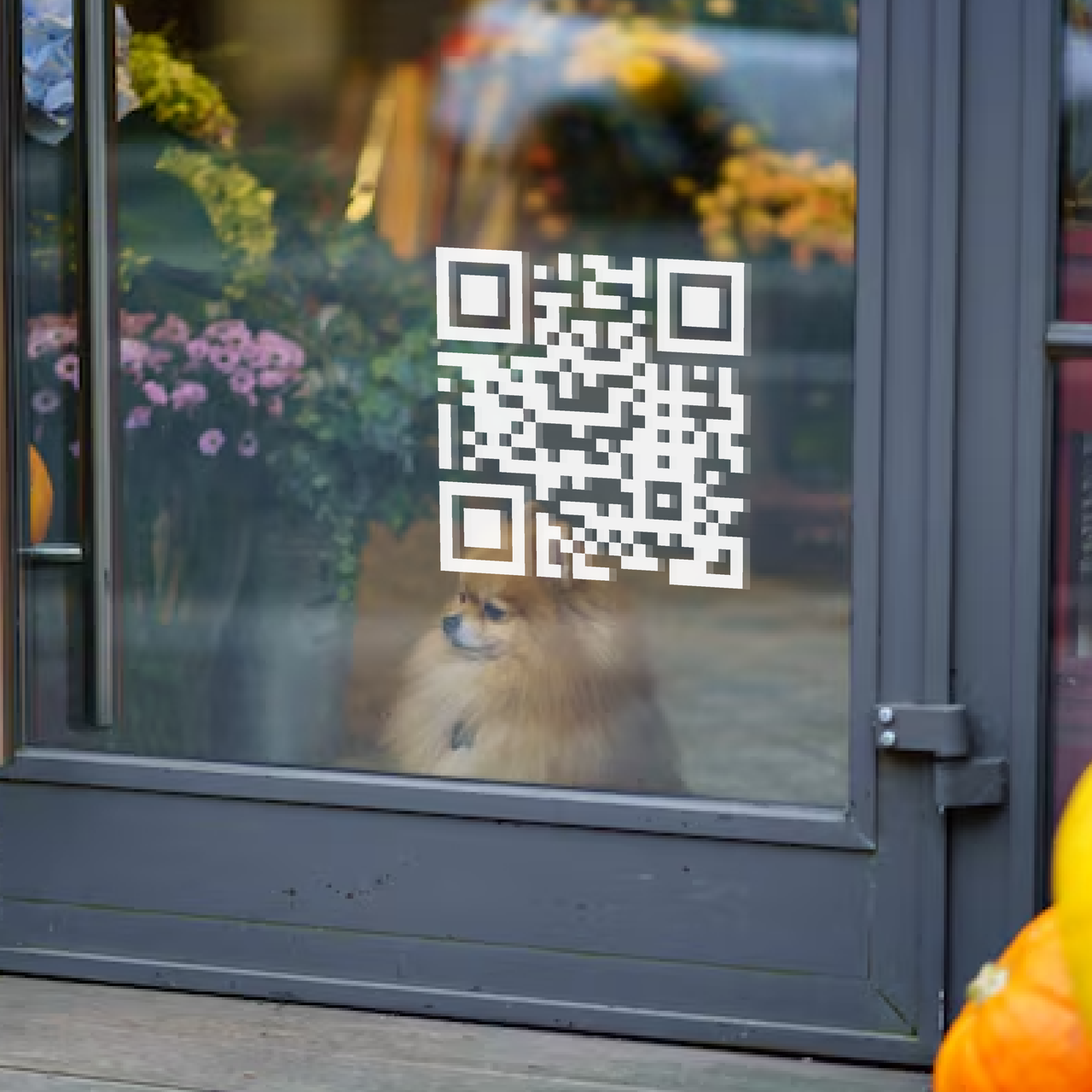 QR Code Decal Sticker