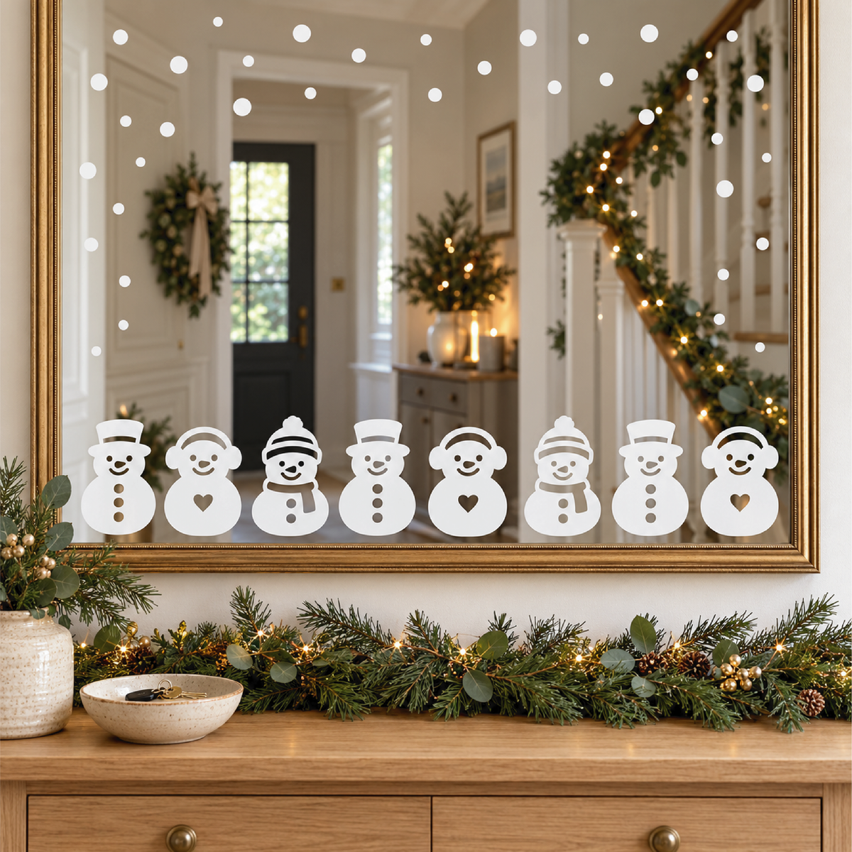 Snowman Window Clings • Pack of 8