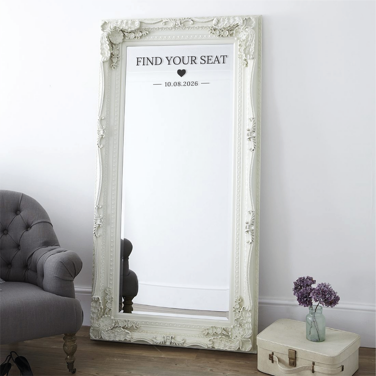 Find Your Seat | Wedding Table Plan Decal | Type 1