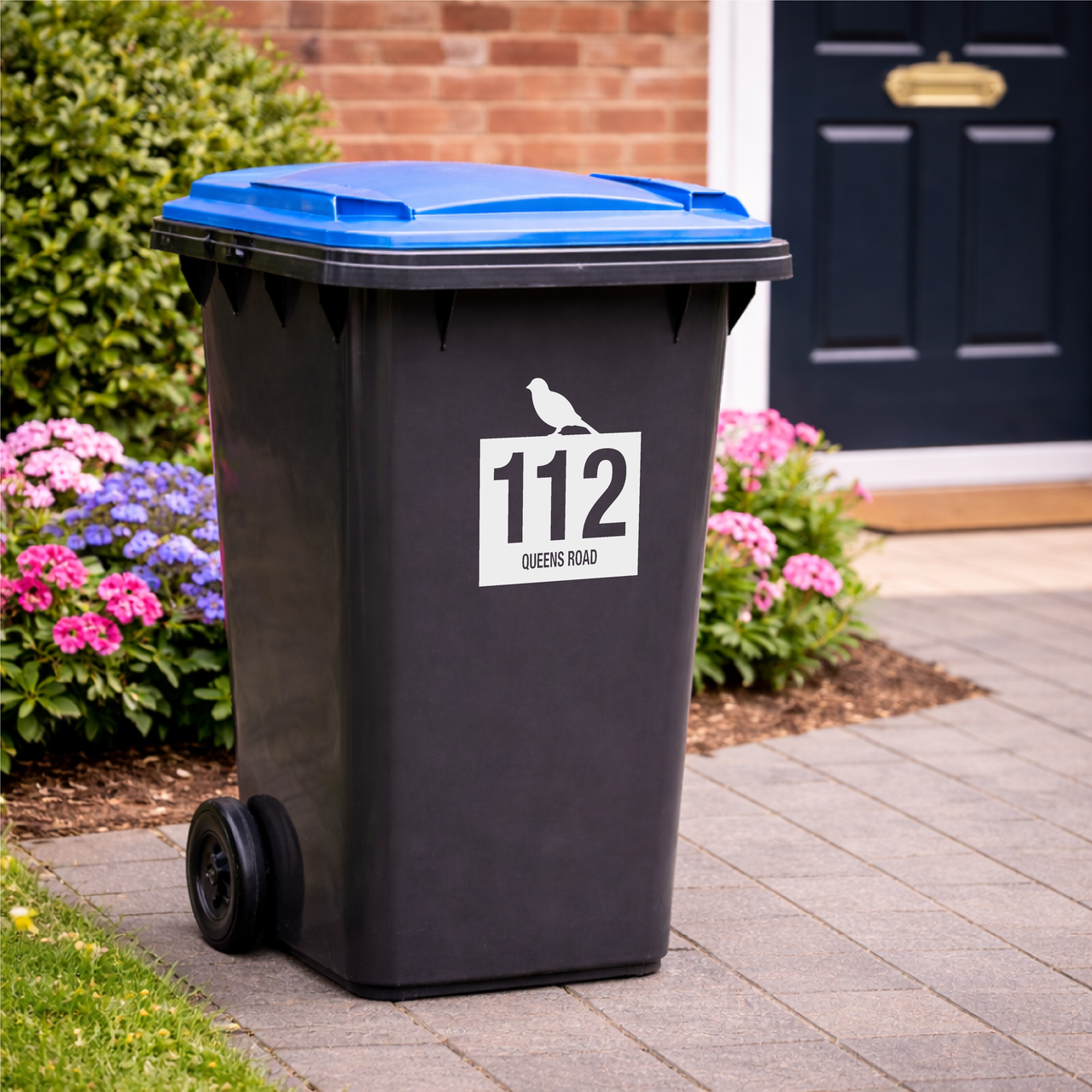 Wheelie Bin Decals - Bird Design