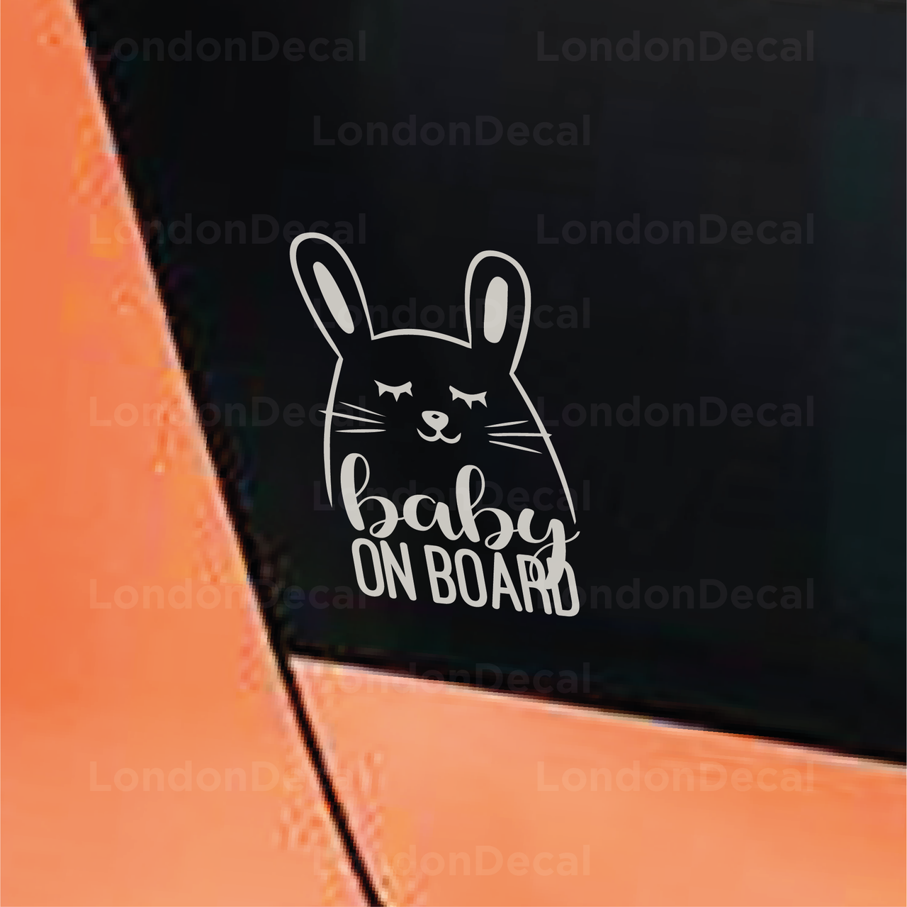 Baby On Board Character 4 Car Decal