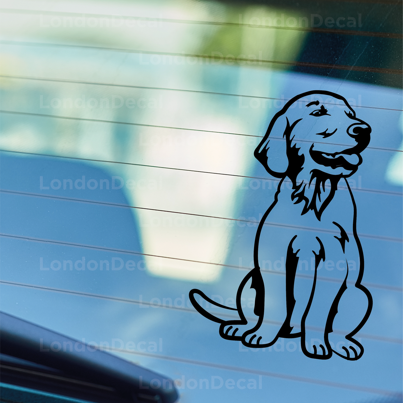 Labrador Dog Car Decal