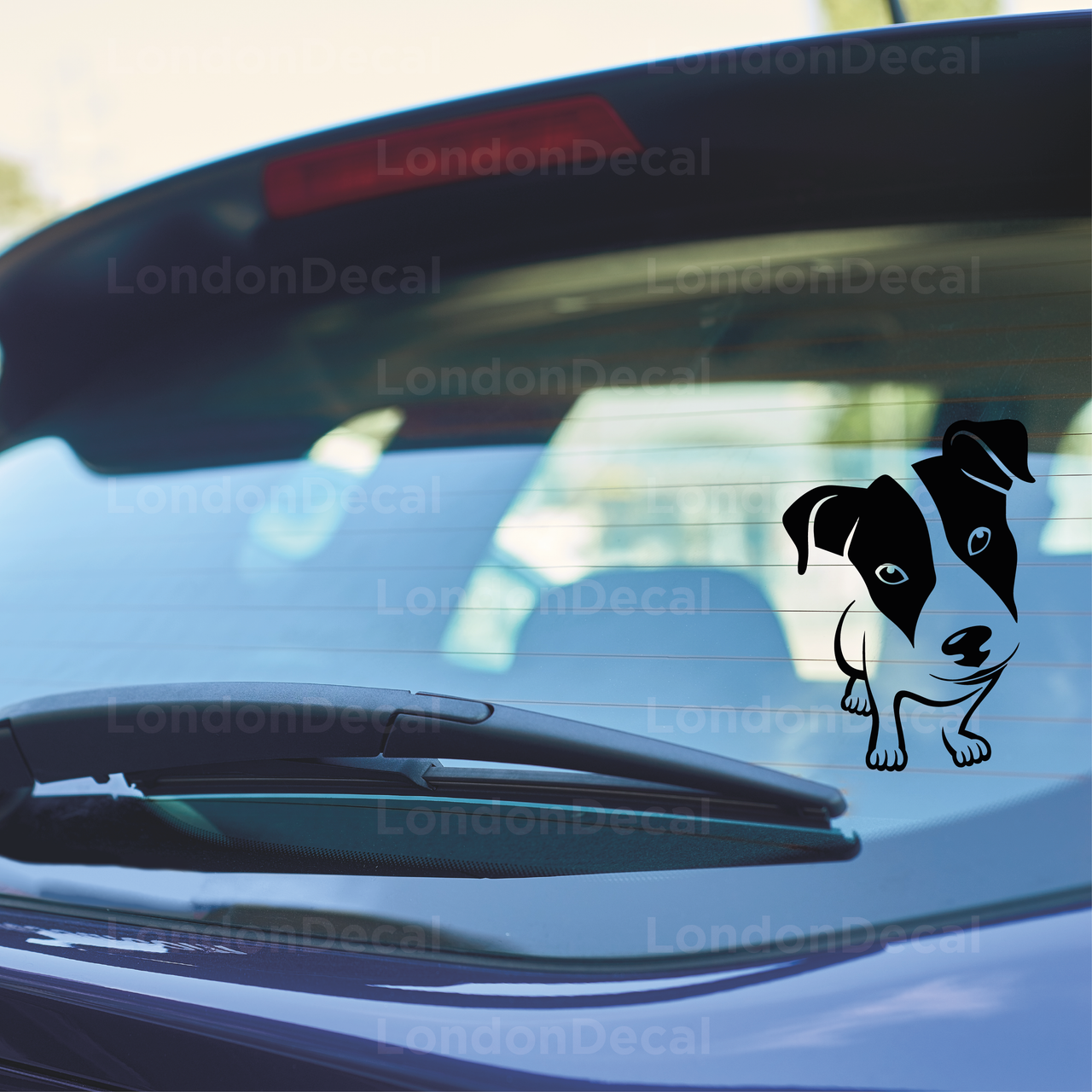 Jack Russell Terrier Dog Car Decal