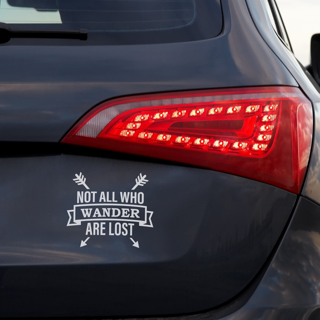 Not All Who Wander Are Lost - Car Decal