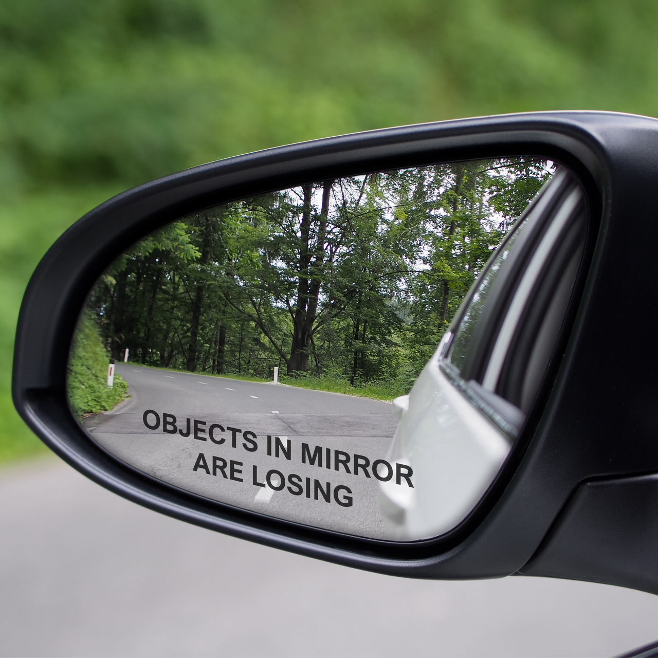 Objects In Mirror Are Losing Car Decal - Set of 2
