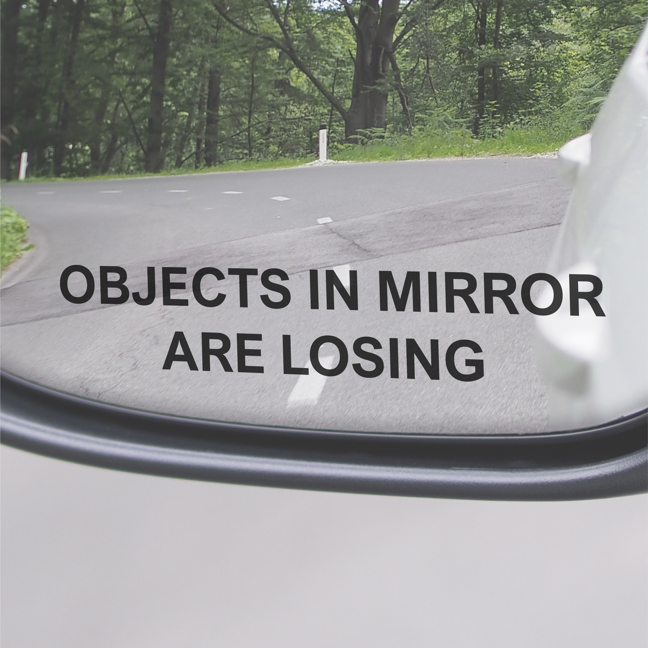 Objects In Mirror Are Losing Car Decal - Set of 2