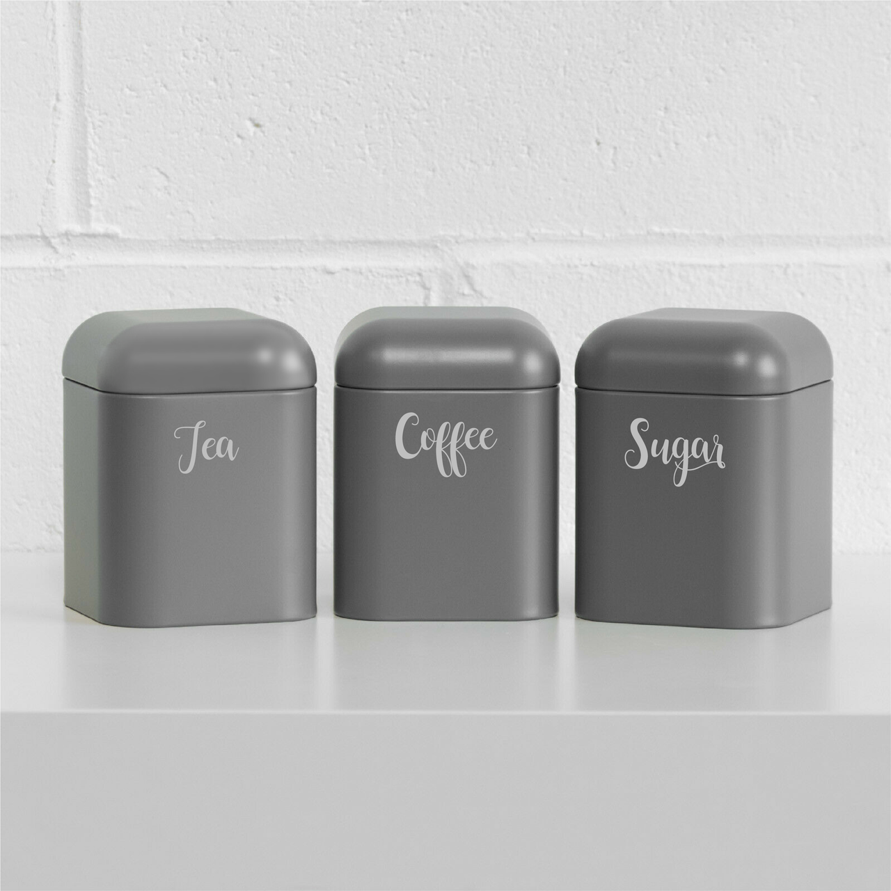 TEA COFFEE SUGAR - Kitchen Decals (Type 3)