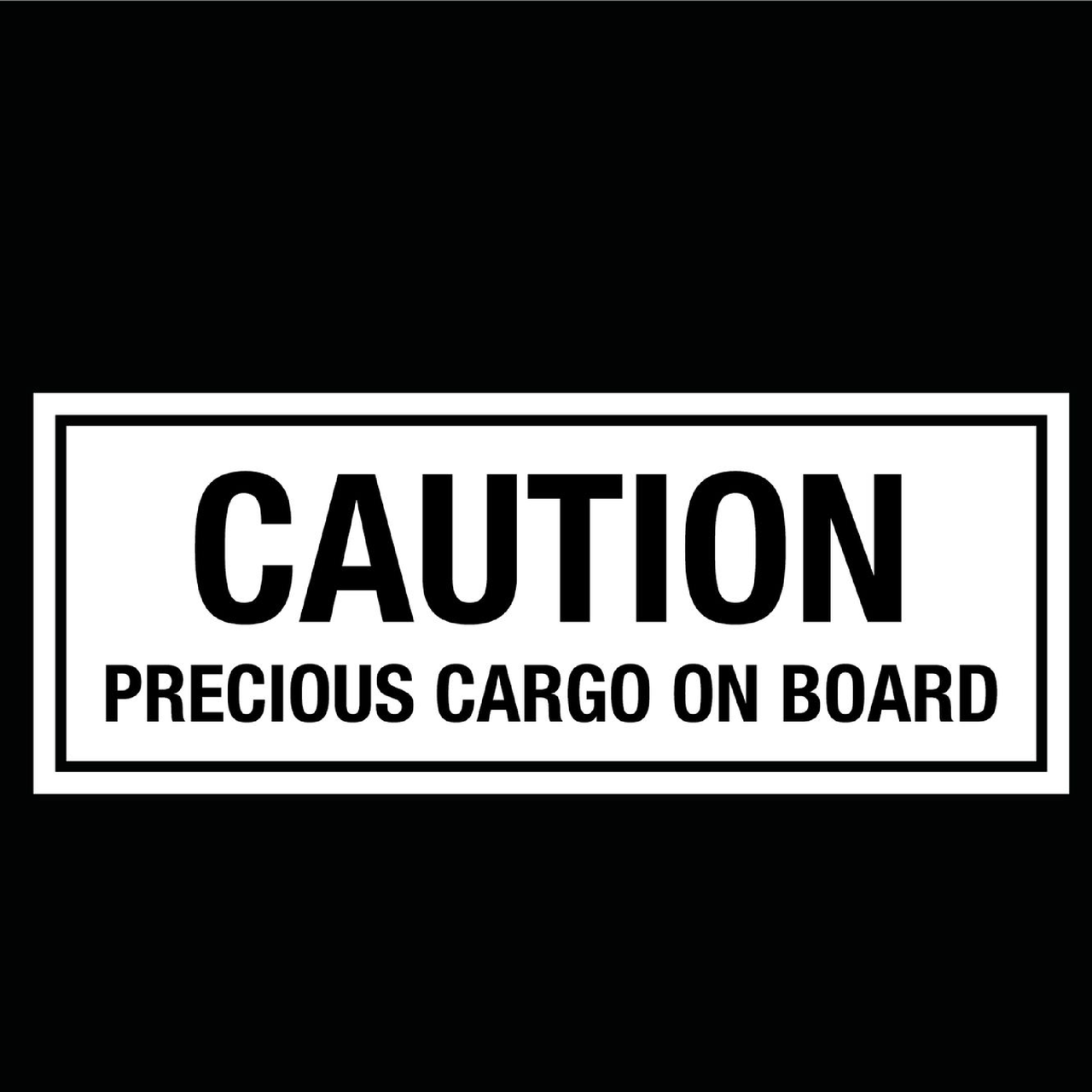 Caution Precious Cargo on Board - Horsebox Decal