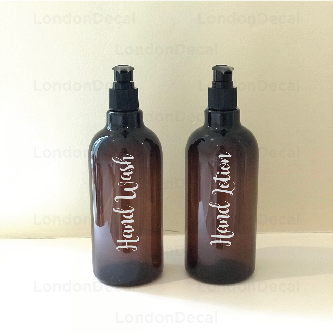 HAND WASH and HAND LOTION - Mrs Hinch inspired bottle decal stickers (Type 3)