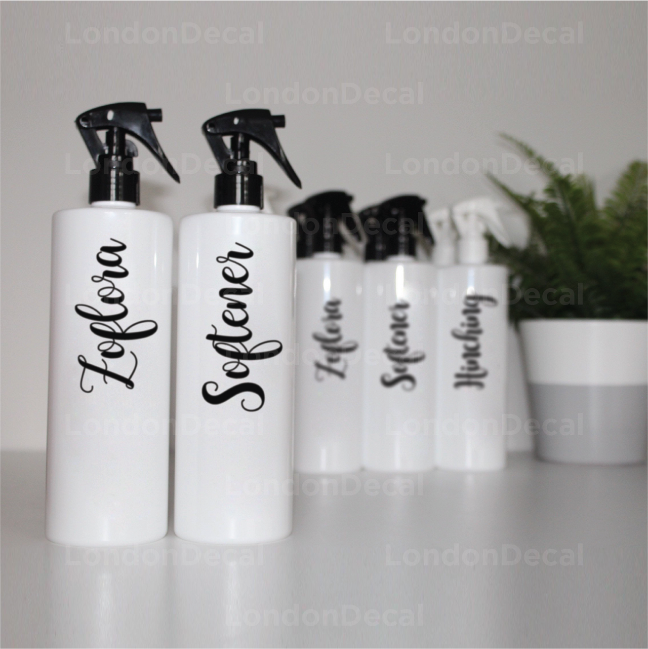 ZOFLORA AND SOFTENER - Mrs Hinch inspired spray bottle decals (Type 3)