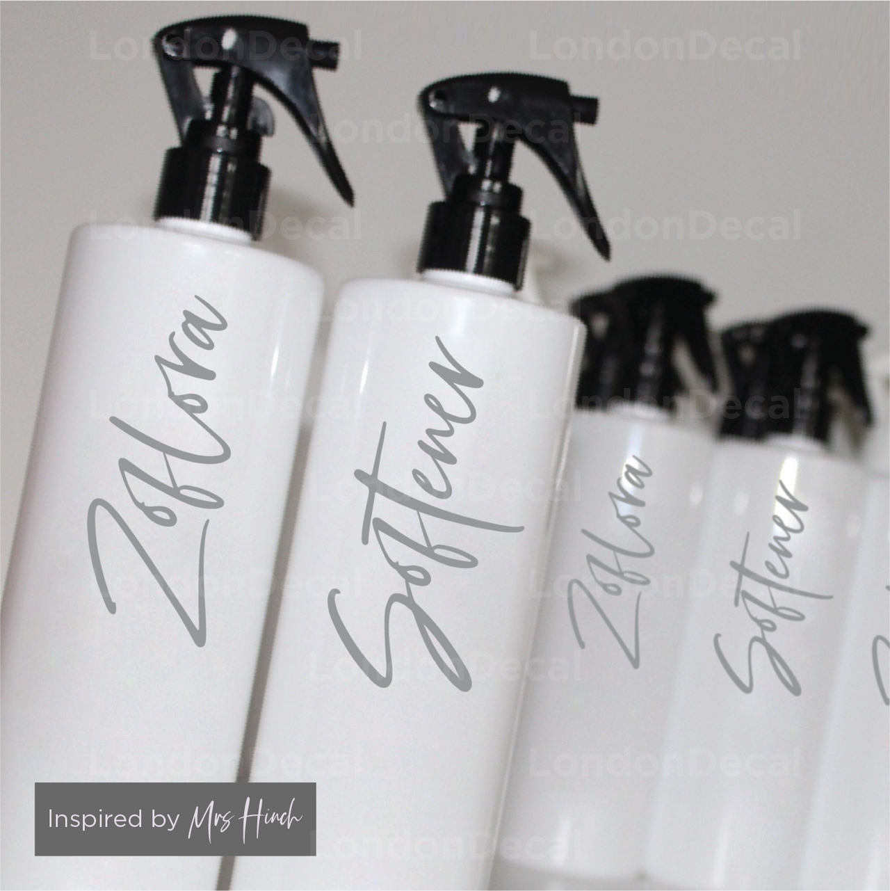 ZOFLORA AND SOFTENER - Mrs Hinch inspired spray bottle decals (Type 2)