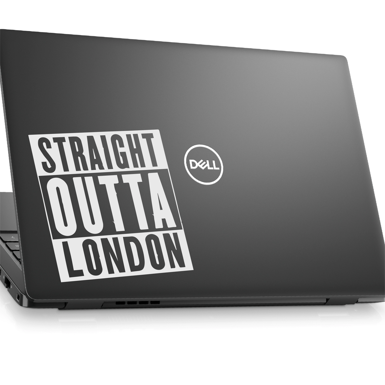 Straight Outta London Laptop Decal