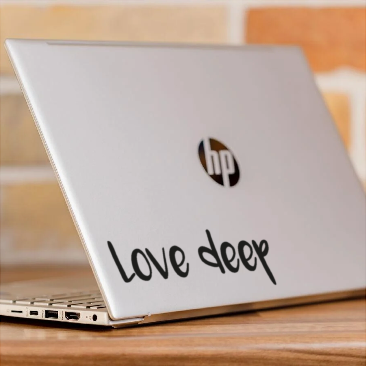 Love Deep Laptop Decal