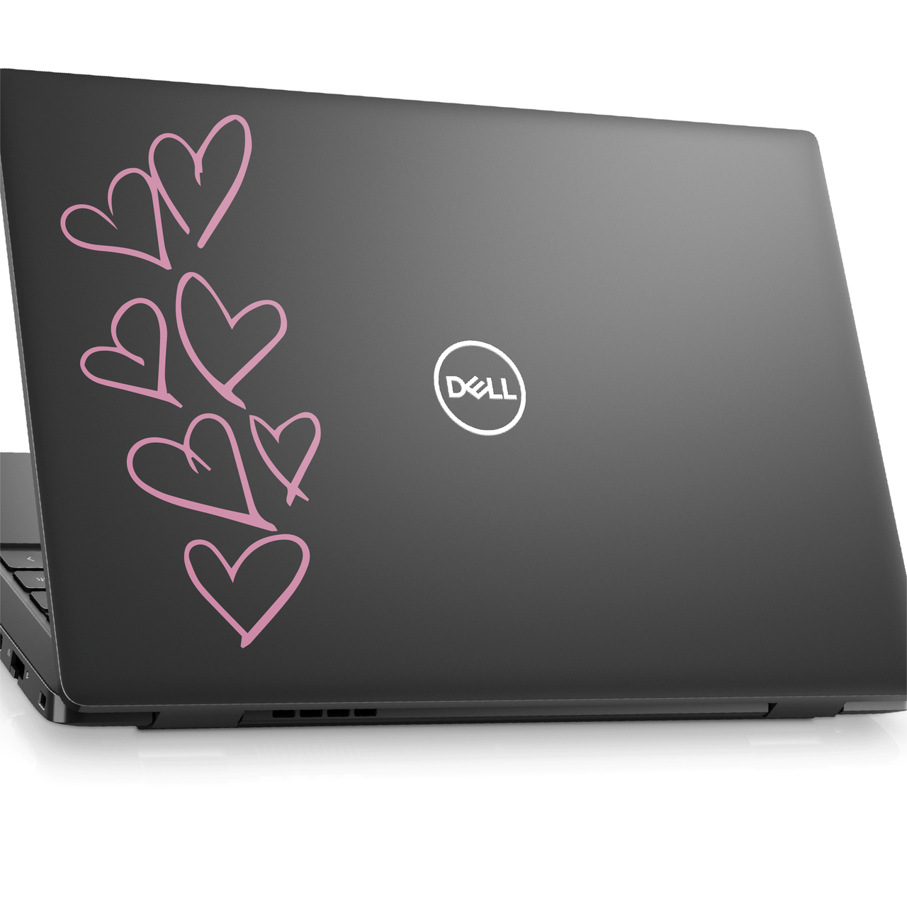 Hearts Laptop Decal