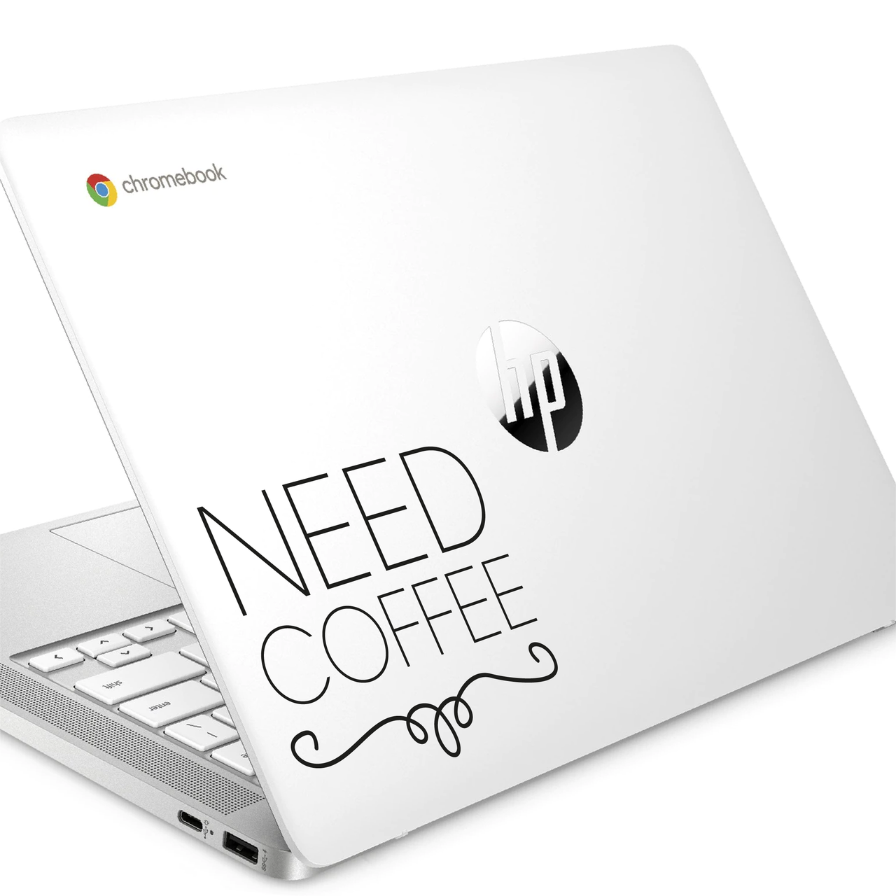 Need Coffee Laptop Decal