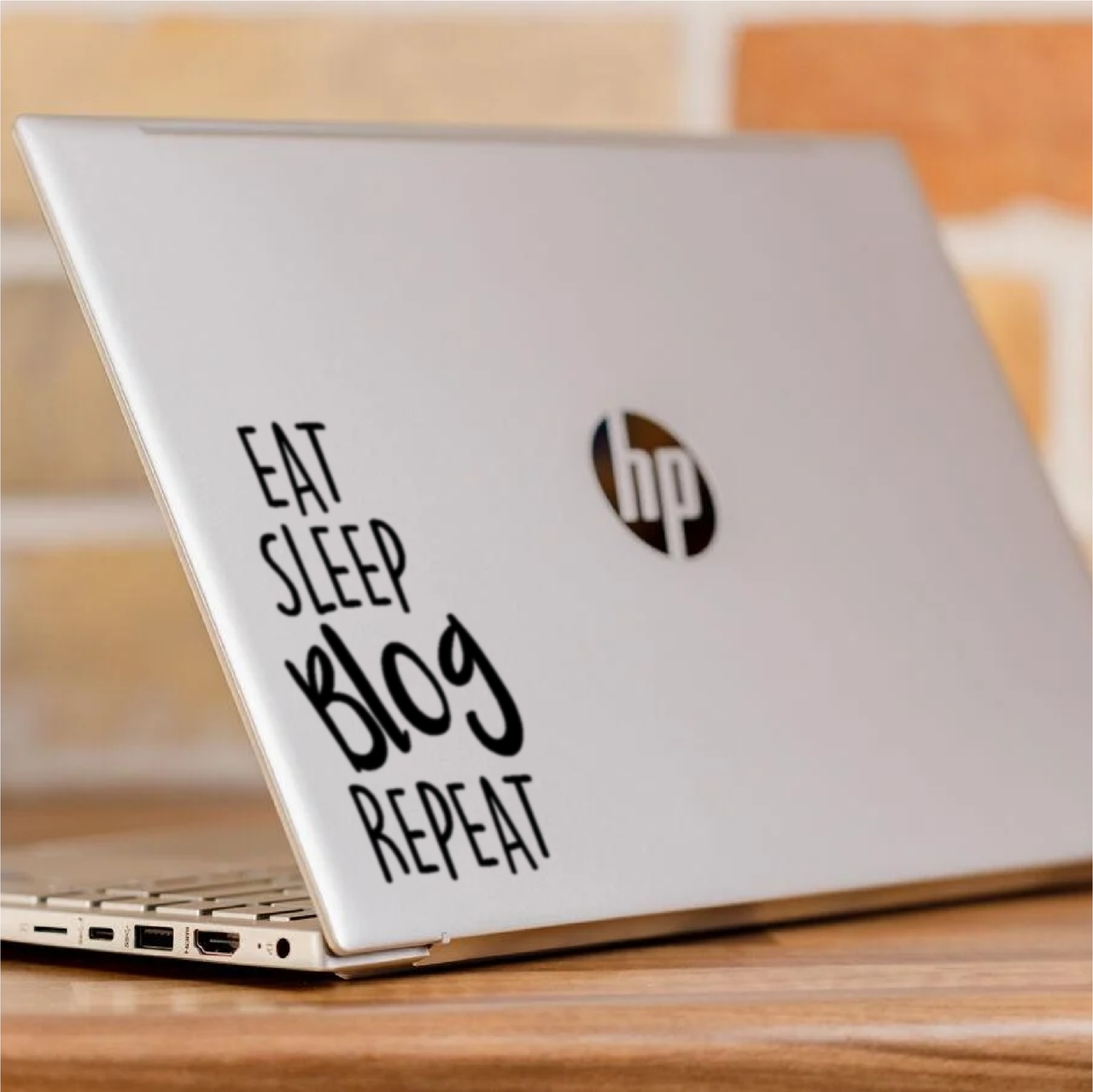 Eat Sleep Blog Repeat Laptop Decal