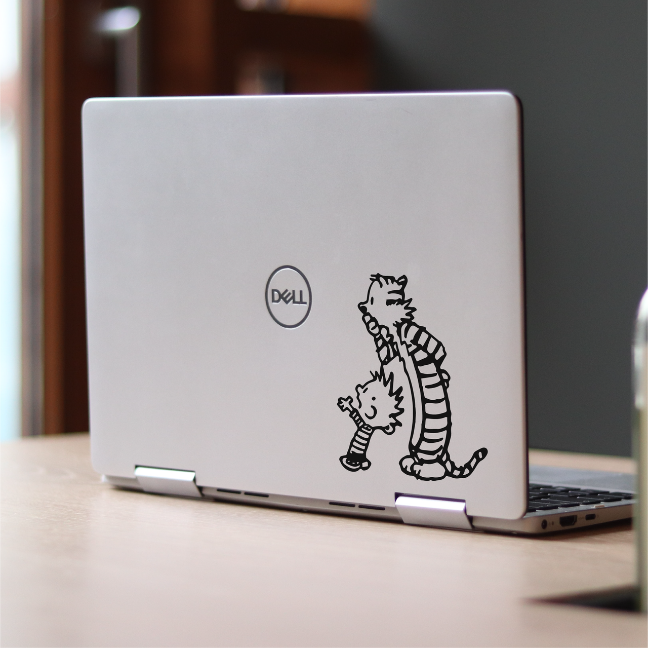 Calvin and Hobbes Laptop Decal (Type 1)