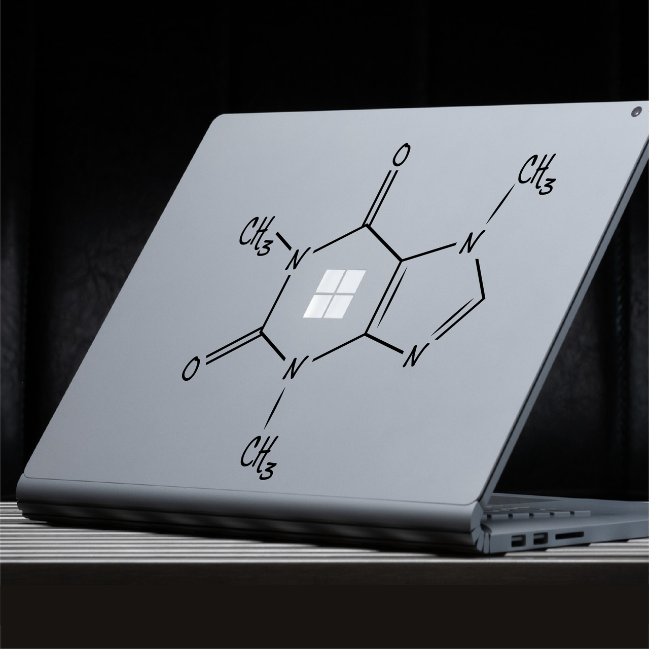Coffee Chemical Formula Laptop Decal