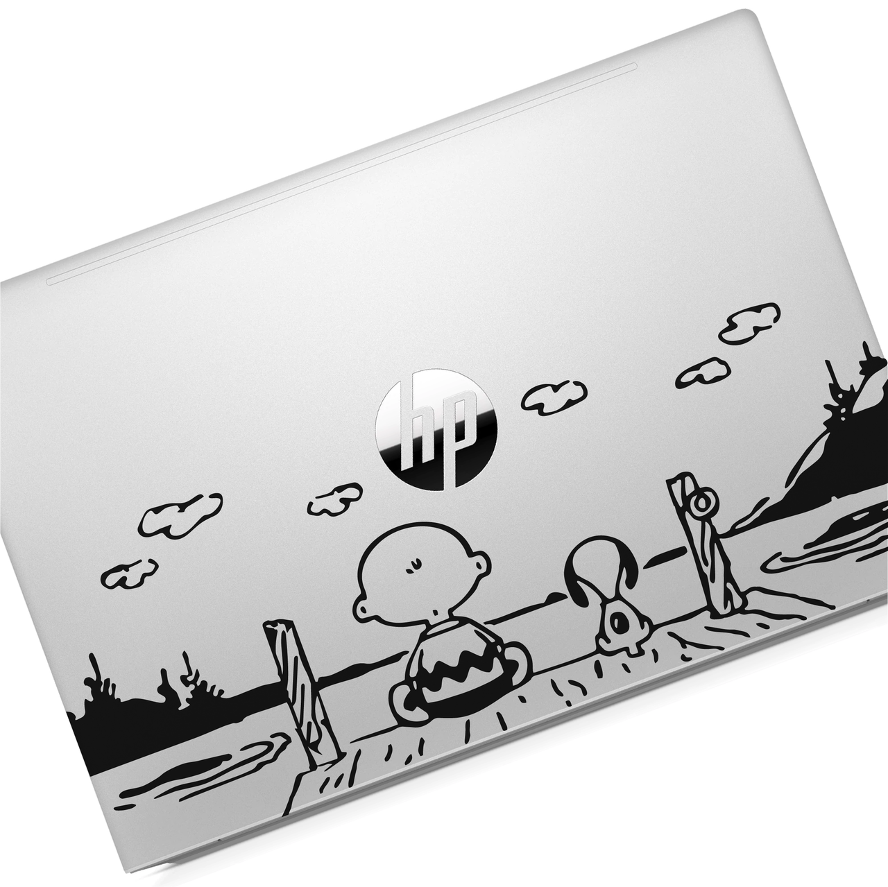 Snoopy and Charlie Brown Sunset Laptop Decal