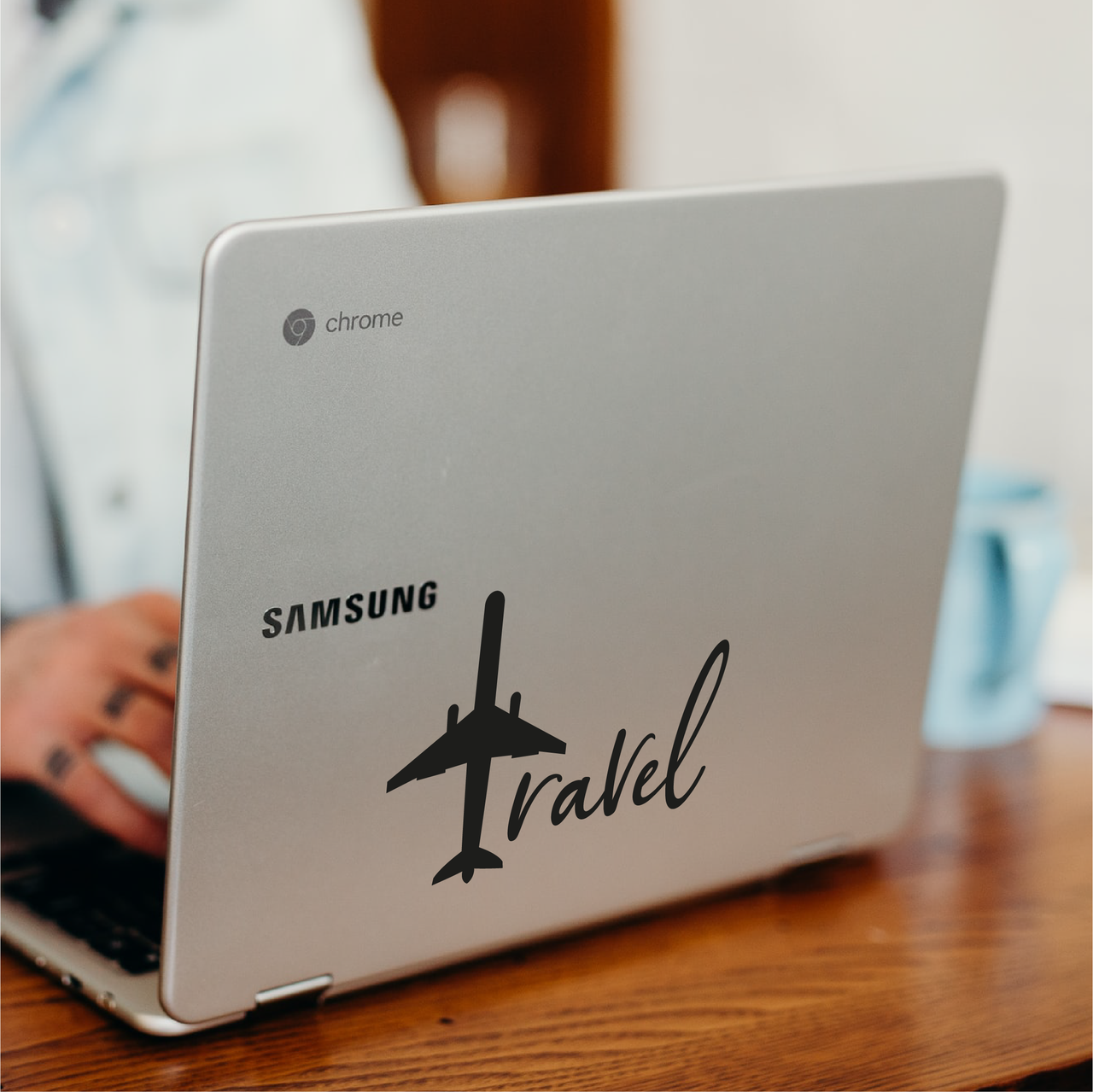 Travel Laptop Decal