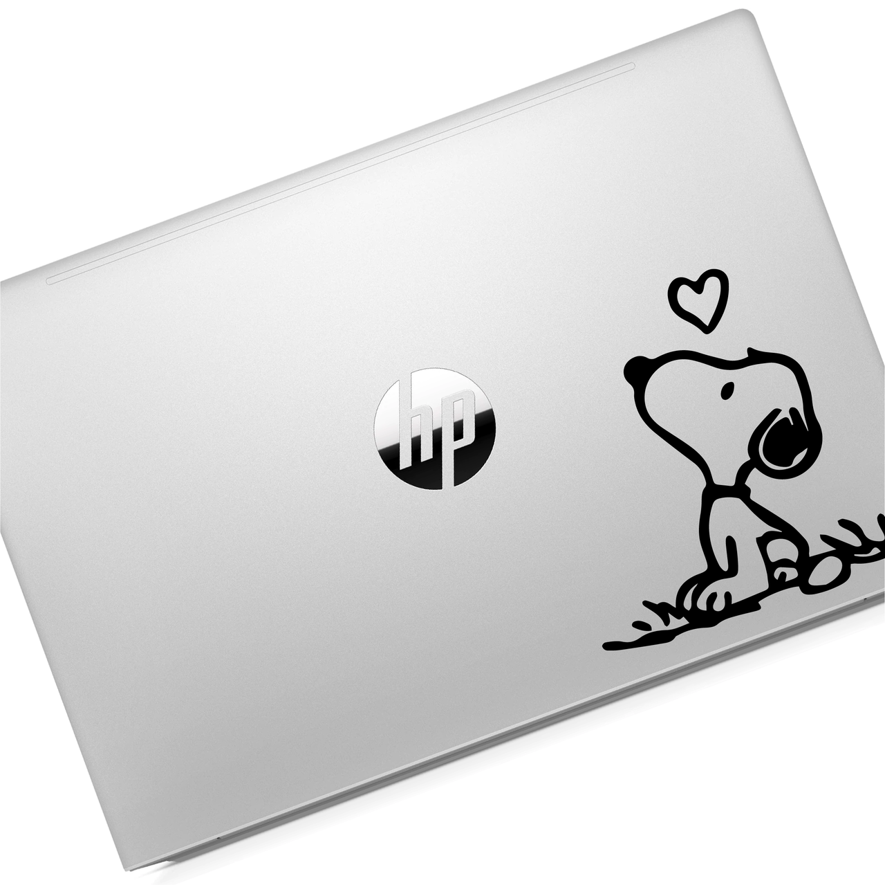Snoopy Heart Laptop Decal