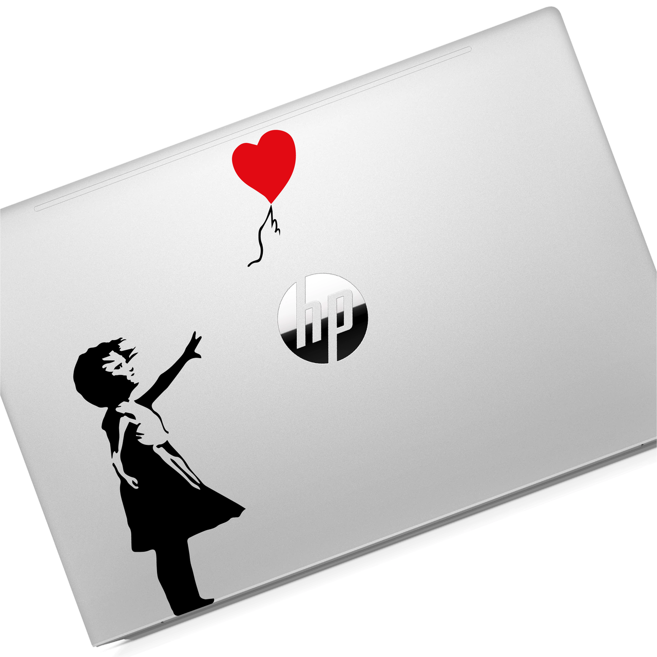 Banksy Balloon Girl Laptop Decal