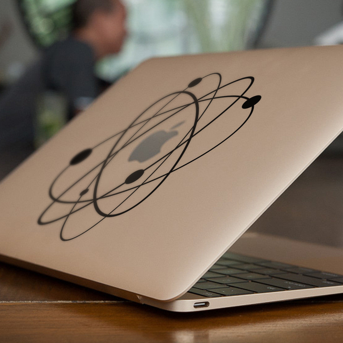 Atom Macbook Decal