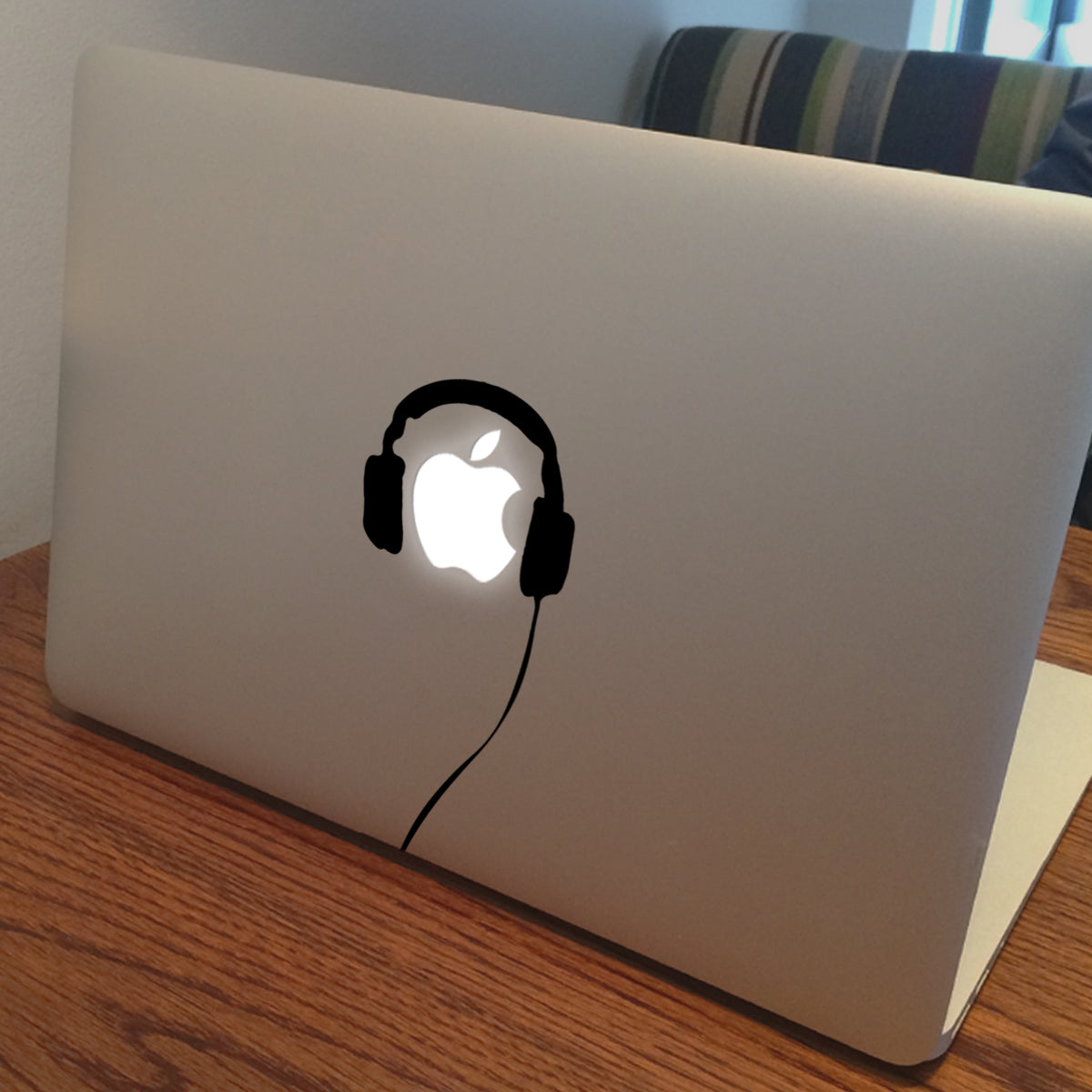 Headphones Macbook Decal