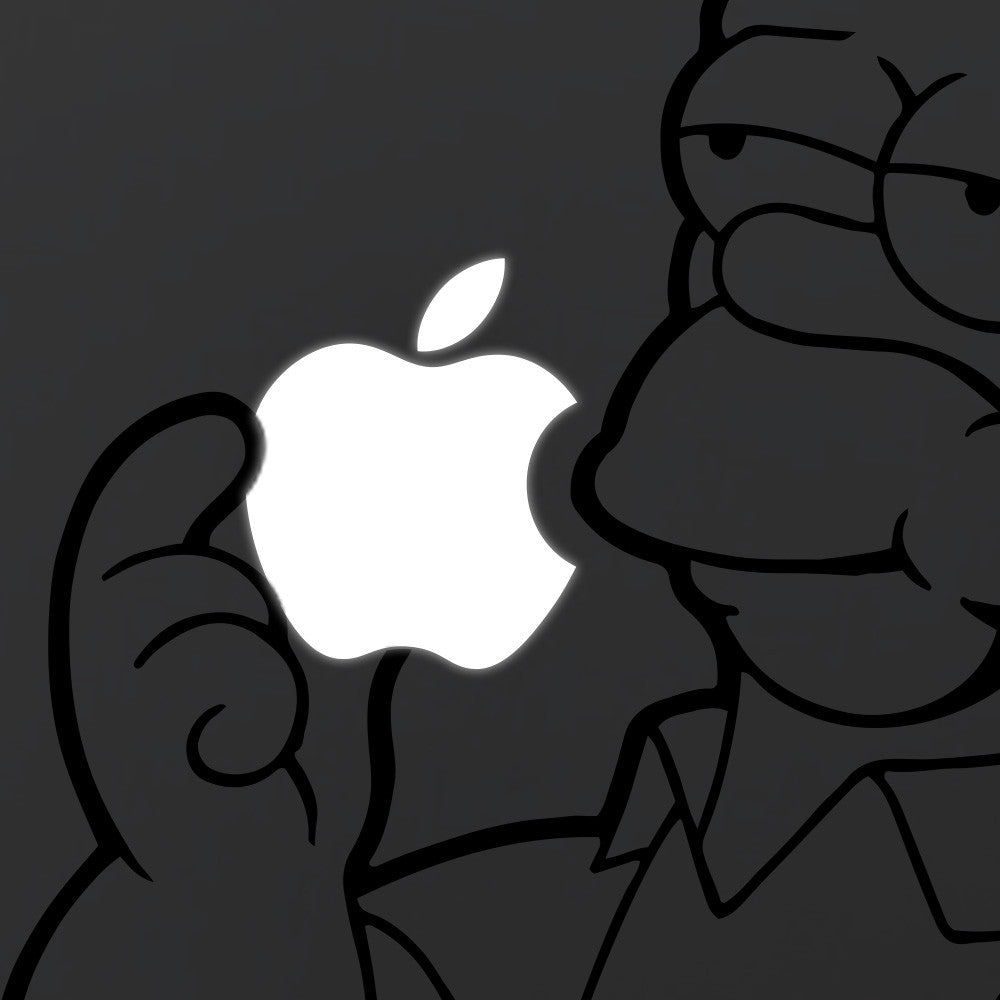 Homer Simpson Macbook Decal