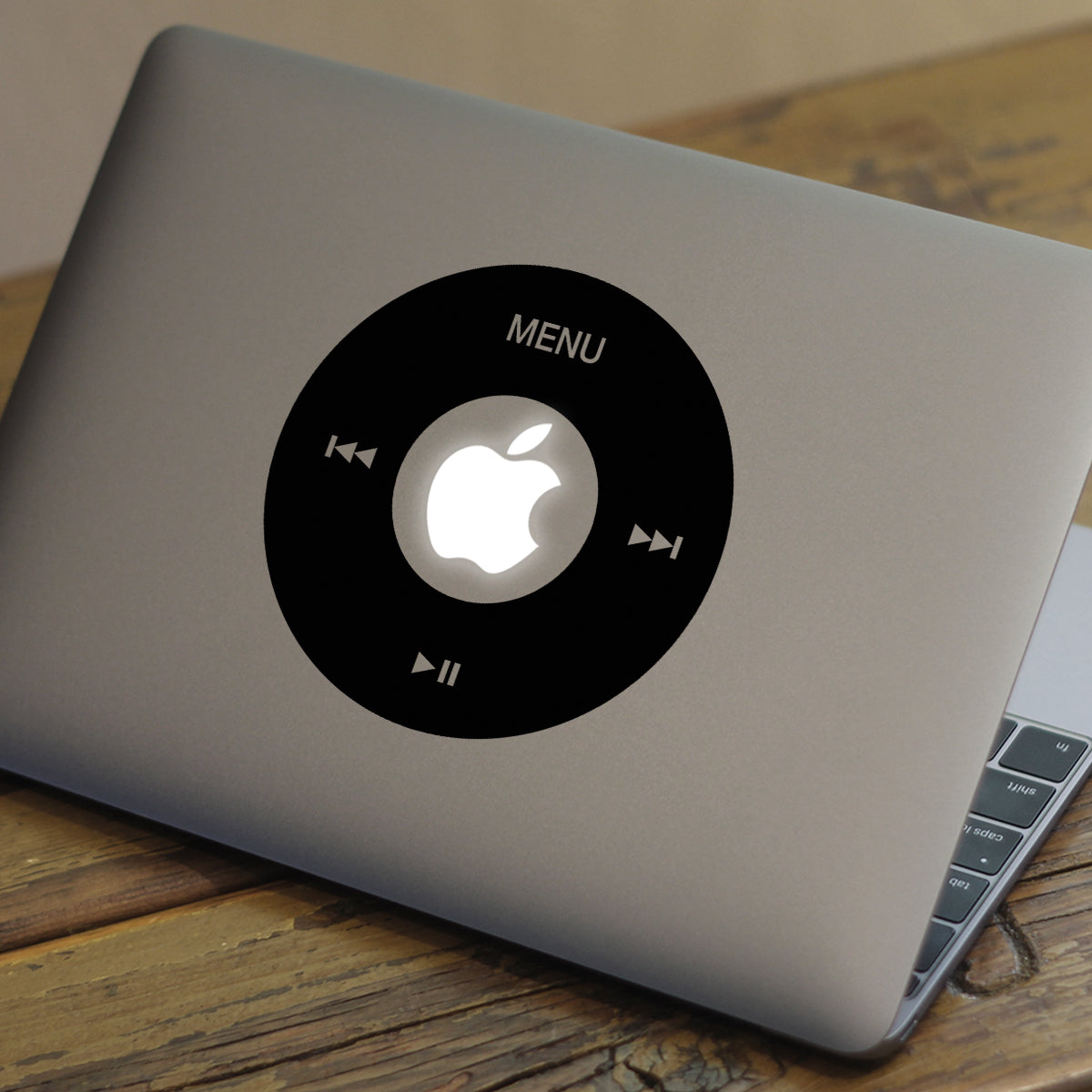 iPod Controls Macbook Decal