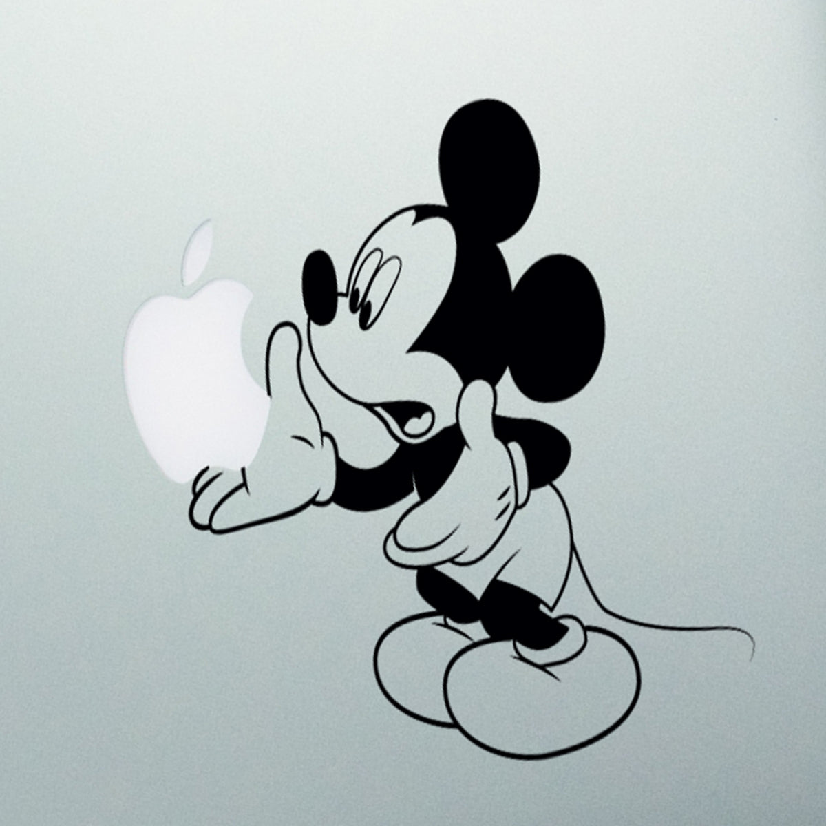 Mickey Mouse Side Macbook Decal