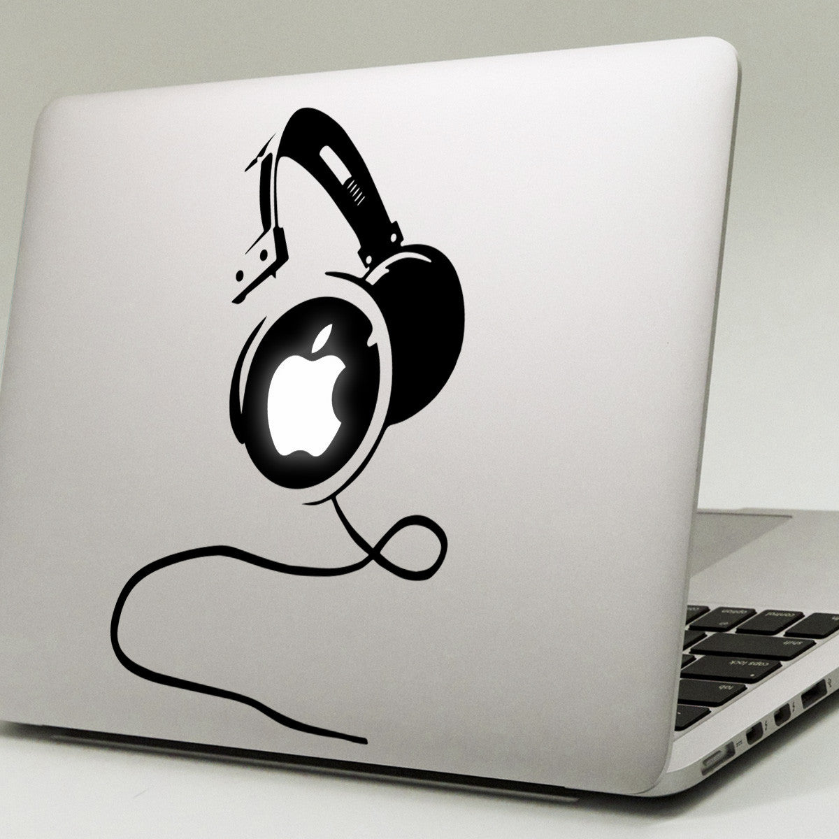 Big Headphones Macbook Decal