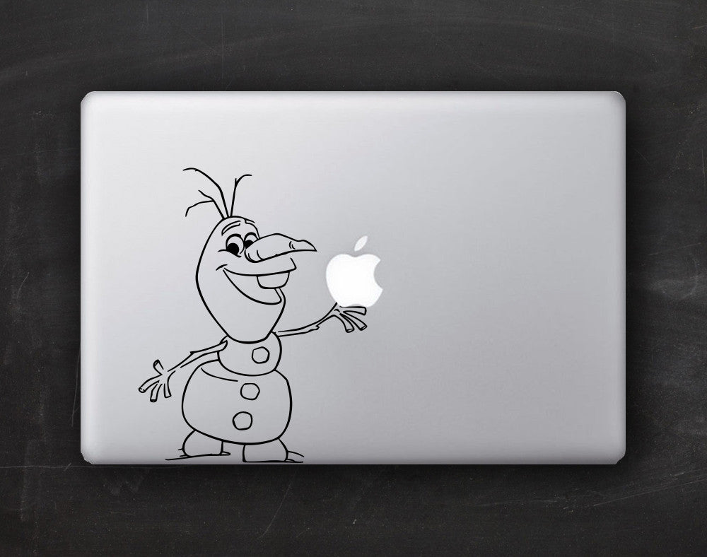Olaf Frozen Macbook Decal