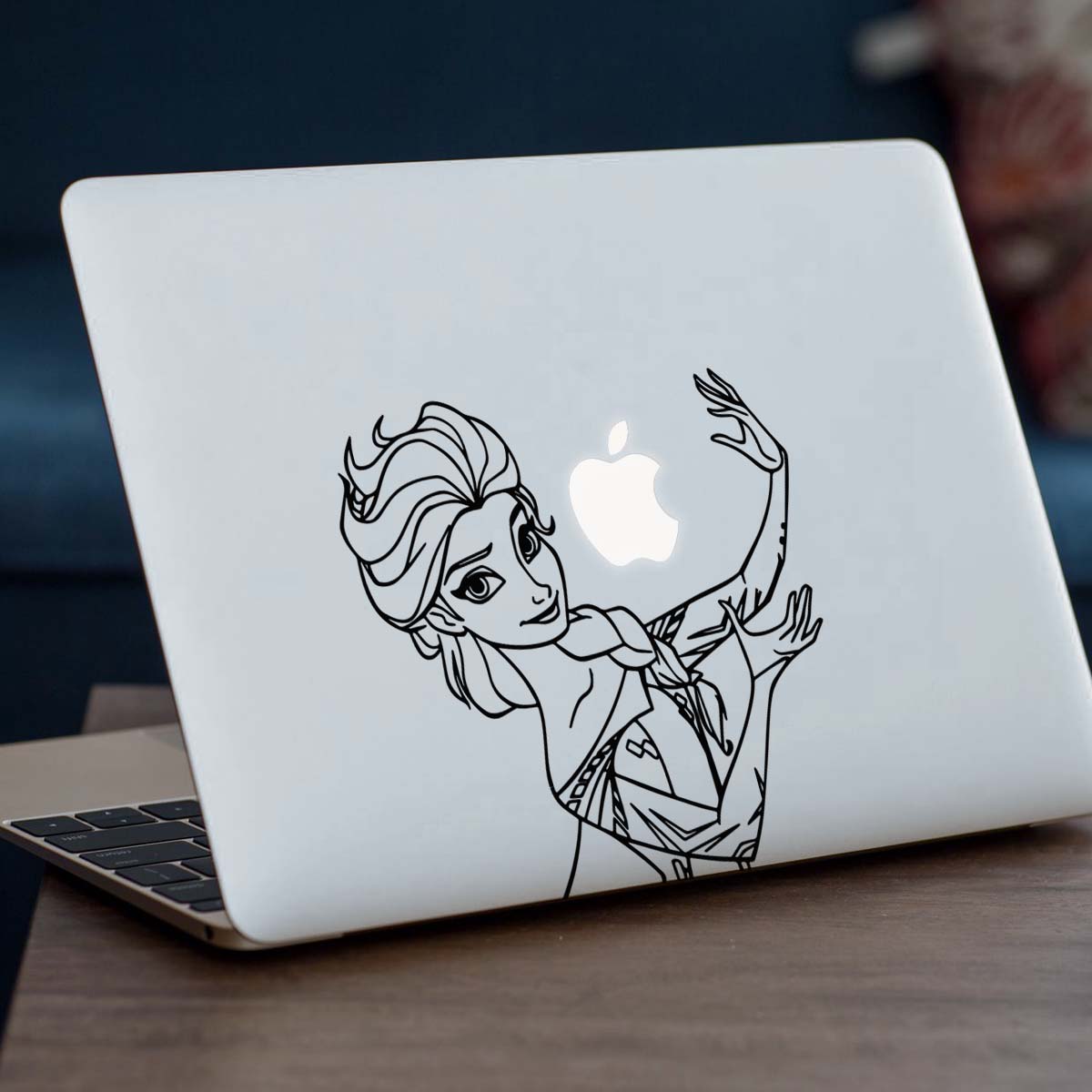 Elsa Frozen Macbook Decal