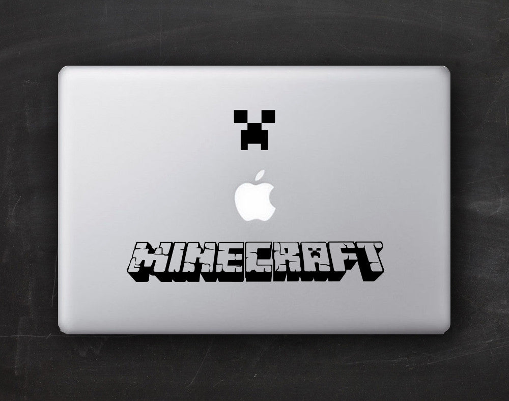 Minecraft Macbook Decal