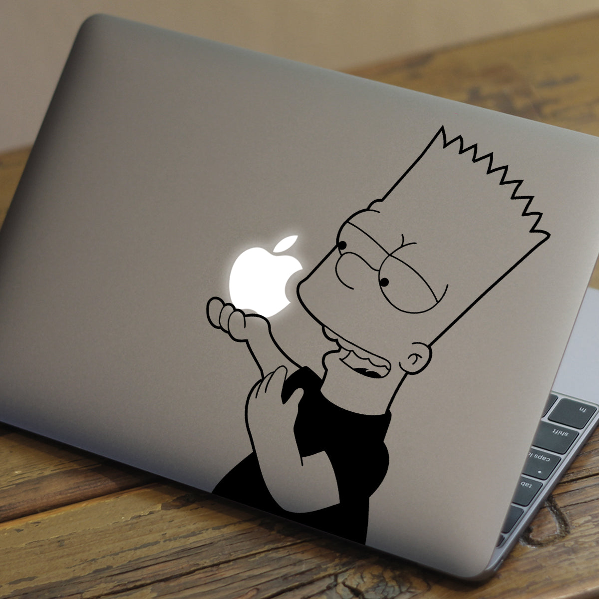 Bart Simpson Macbook Decal